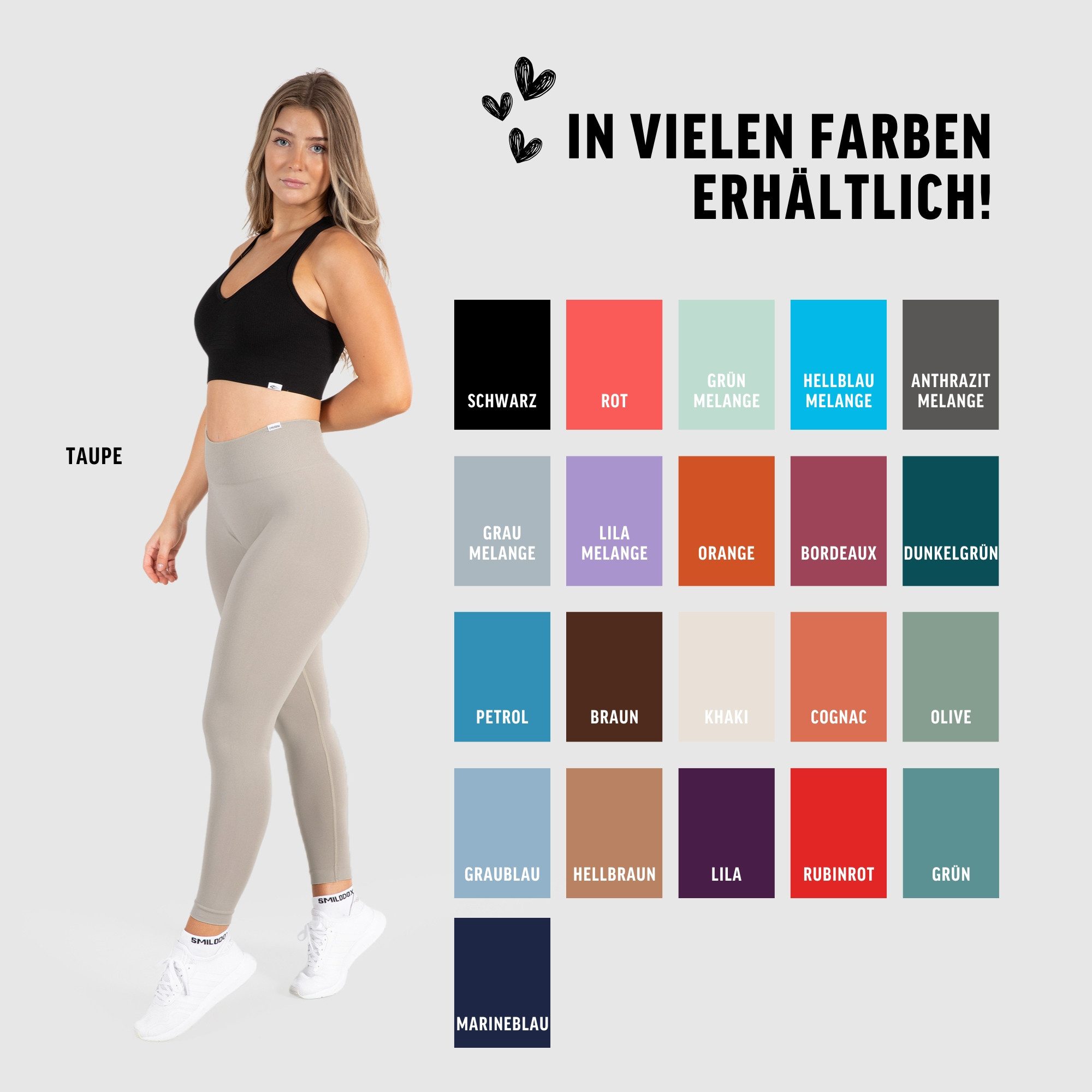Leggings Amaze Pro mit Scrunch-Effekt, High Waist V-Shape Sport & Yogahose