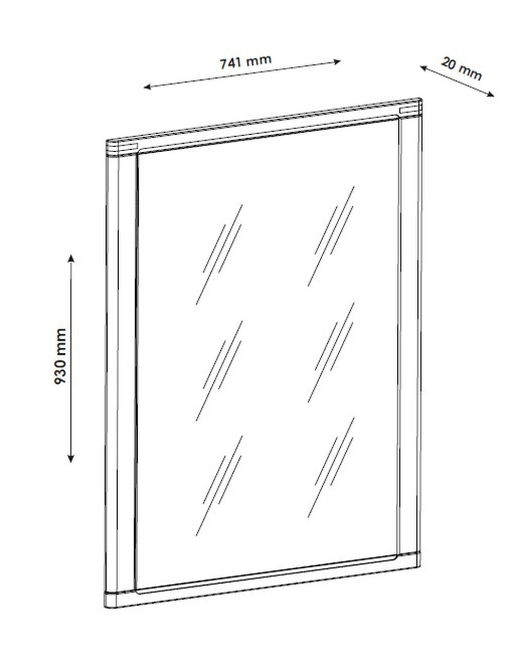 Innostyle Garderoben-Set (2-teilig) in Kernbuche, teilmassiv - 74x193x40cm (B/H/T), (2-teilig)