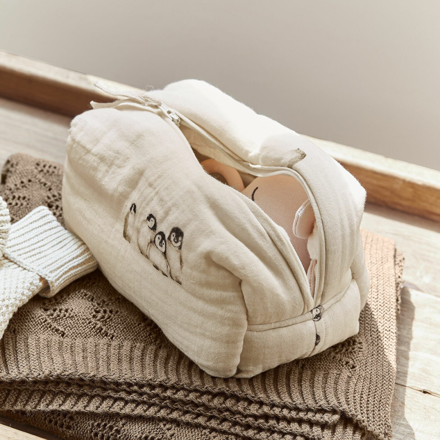 Mirabeau Kosmetiktasche Täschchen Jocienne beige