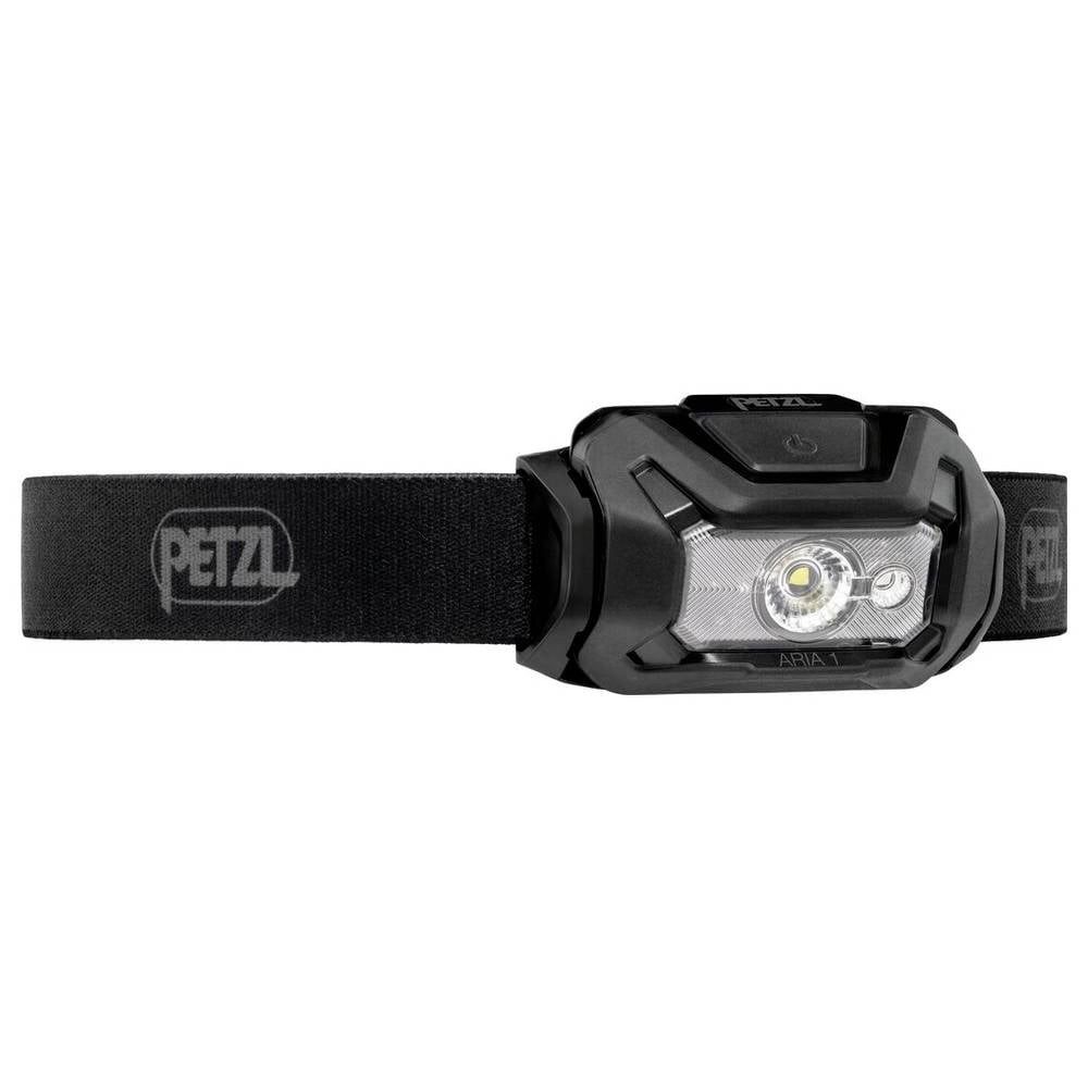 Petzl LED Stirnlampe ARIA® 1R RGB LED Stirnlampe akkubetrieben, Li-Ionen Akkus oder, abnehmbar, verstellbar, mit USB-Schnittstelle