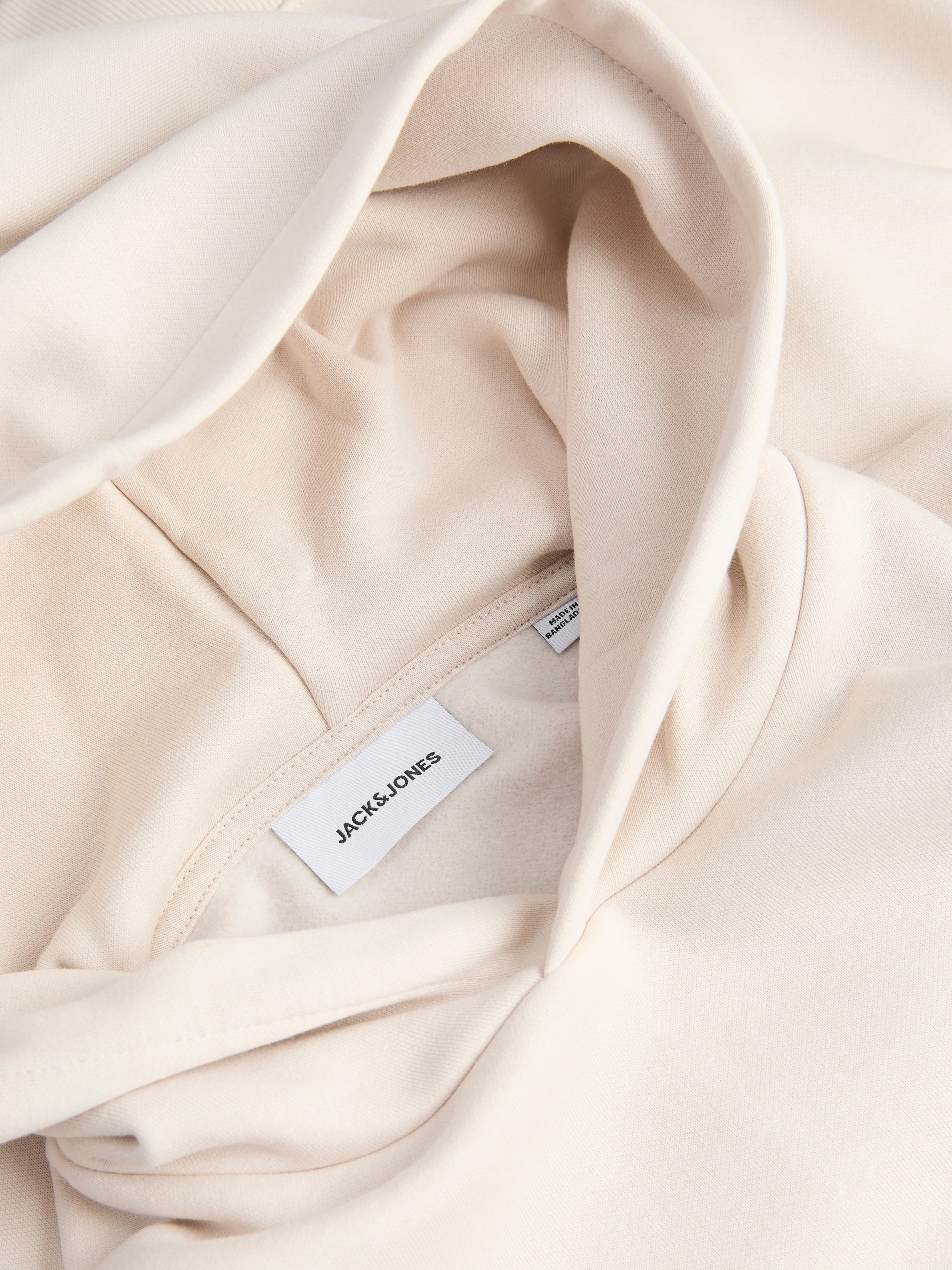 Jack & Jones Kapuzensweatshirt JJABBO SWEAT HOOD Baumwollmischung, locker geschnitten – Bild 4 von 4
