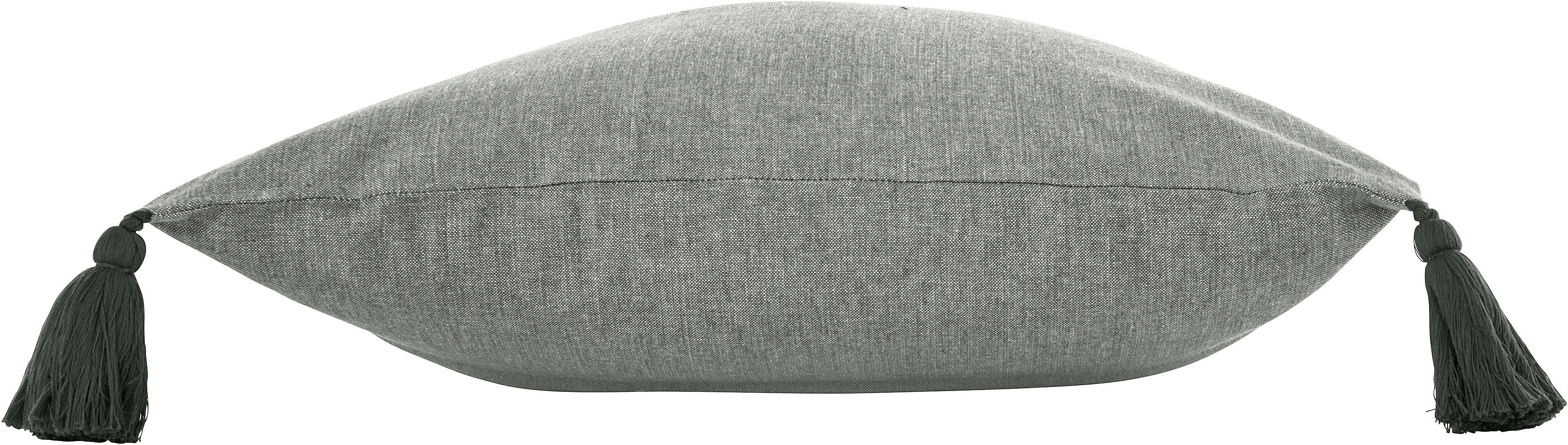 LeGer Home by Lena Gercke Dekokissen Jada, Kissenhülle ohne Füllung,Reißverschluß, 2er Set, modern, 50x50, Quaste – Bild 4 von 5