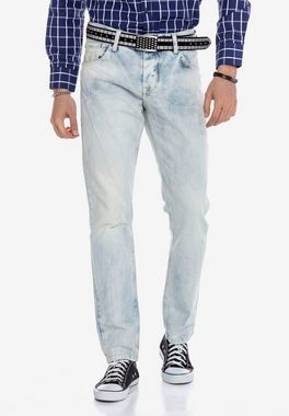 Cipo & Baxx Bequeme Jeans mit schmalem Saum in Straight Fit