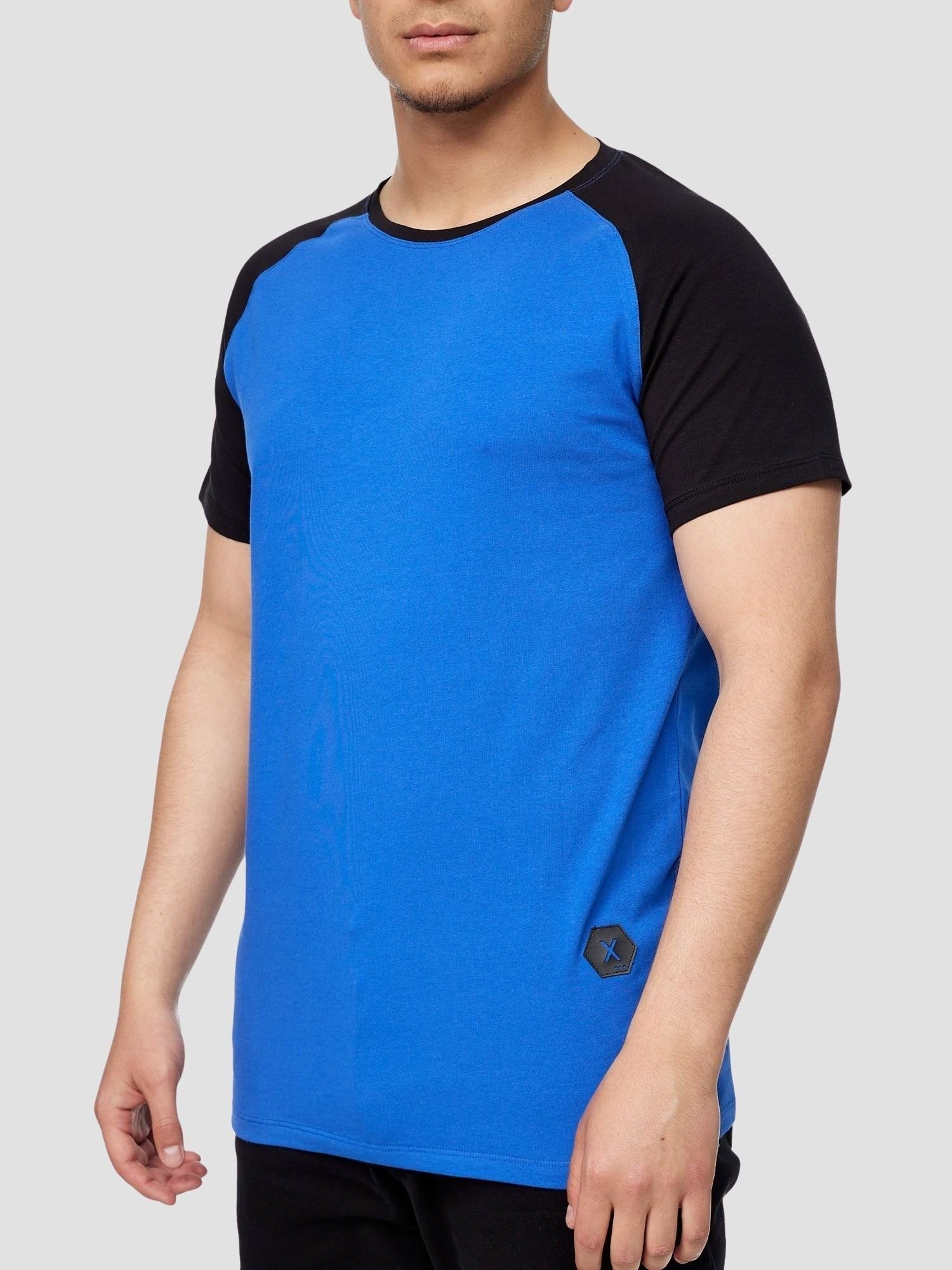 John Kayna T-Shirt John Kayna T Shirt Herren Tshirt Tee T-Shirt für Männer Polo Poloshirt (Shirt Polo Kurzarmshirt Tee, 1-tlg) Fitness Freizeit Casual Schwarz Blau
