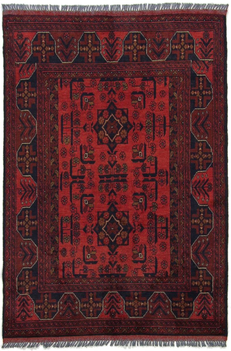 Orientteppich Khal Mohammadi 101x147 Handgeknüpfter Orientteppich, Nain Trading, rechteckig, Höhe: 6 mm
