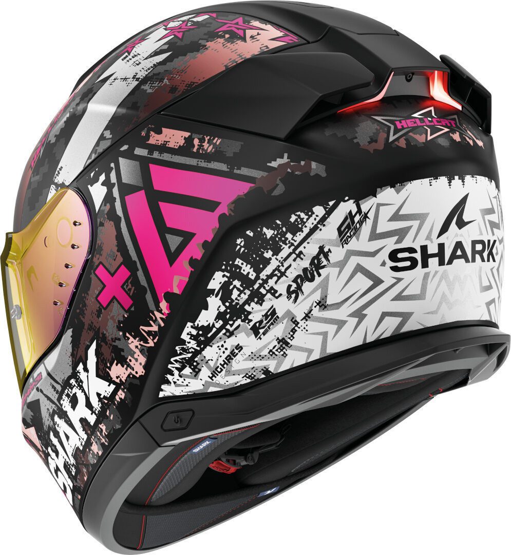 Shark Motorradhelm Skwal i3 Hellcat Helm, Geeignet Für Brillenträger,pinlockscheibe Enthalten,integriertes