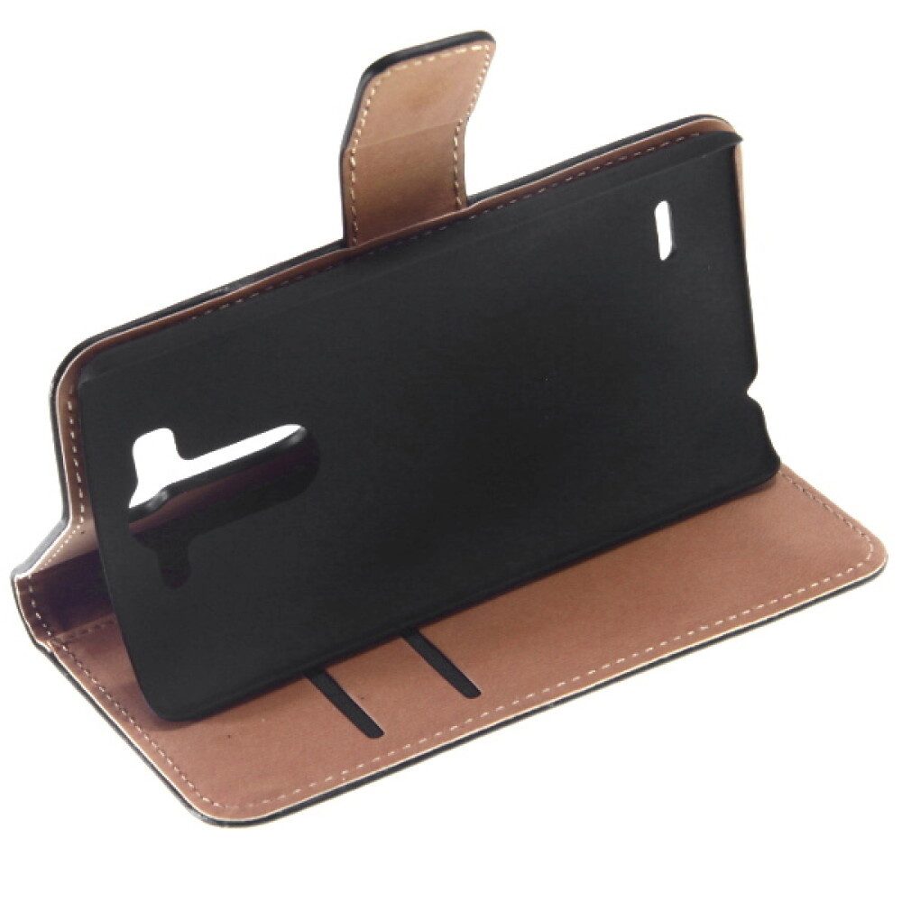 Handytasche Book Case Handyhülle für LG G3 Mini Schwarz Lederhülle 4250710558100 (Book Cover)