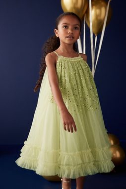 Next Partykleid Trapezkleid für besondere Anlässe mit Netzstoff (1-tlg)