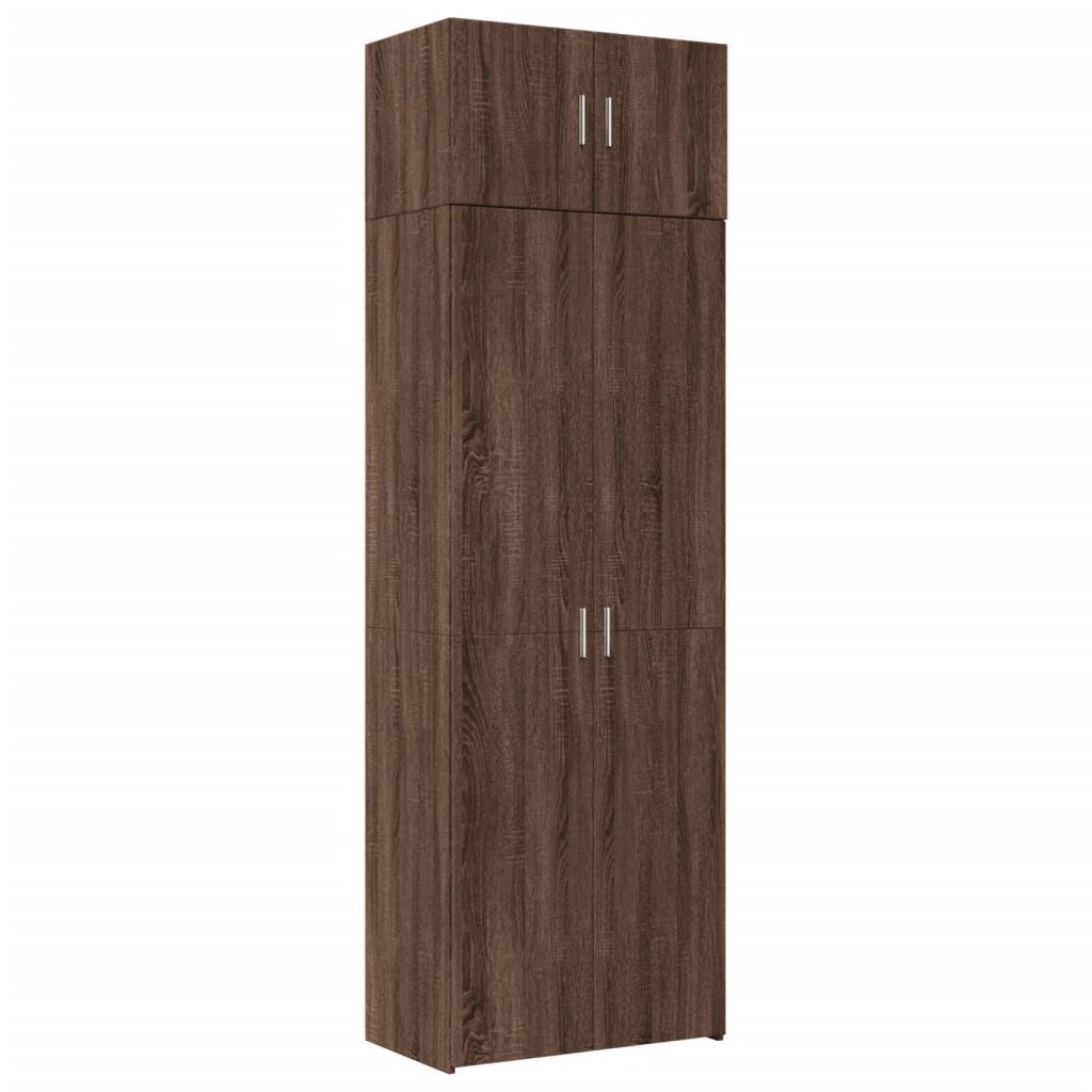 vidaXL Sideboard Hochschrank Eichen-Optik 70x42,5x225 cm günstig online kaufen