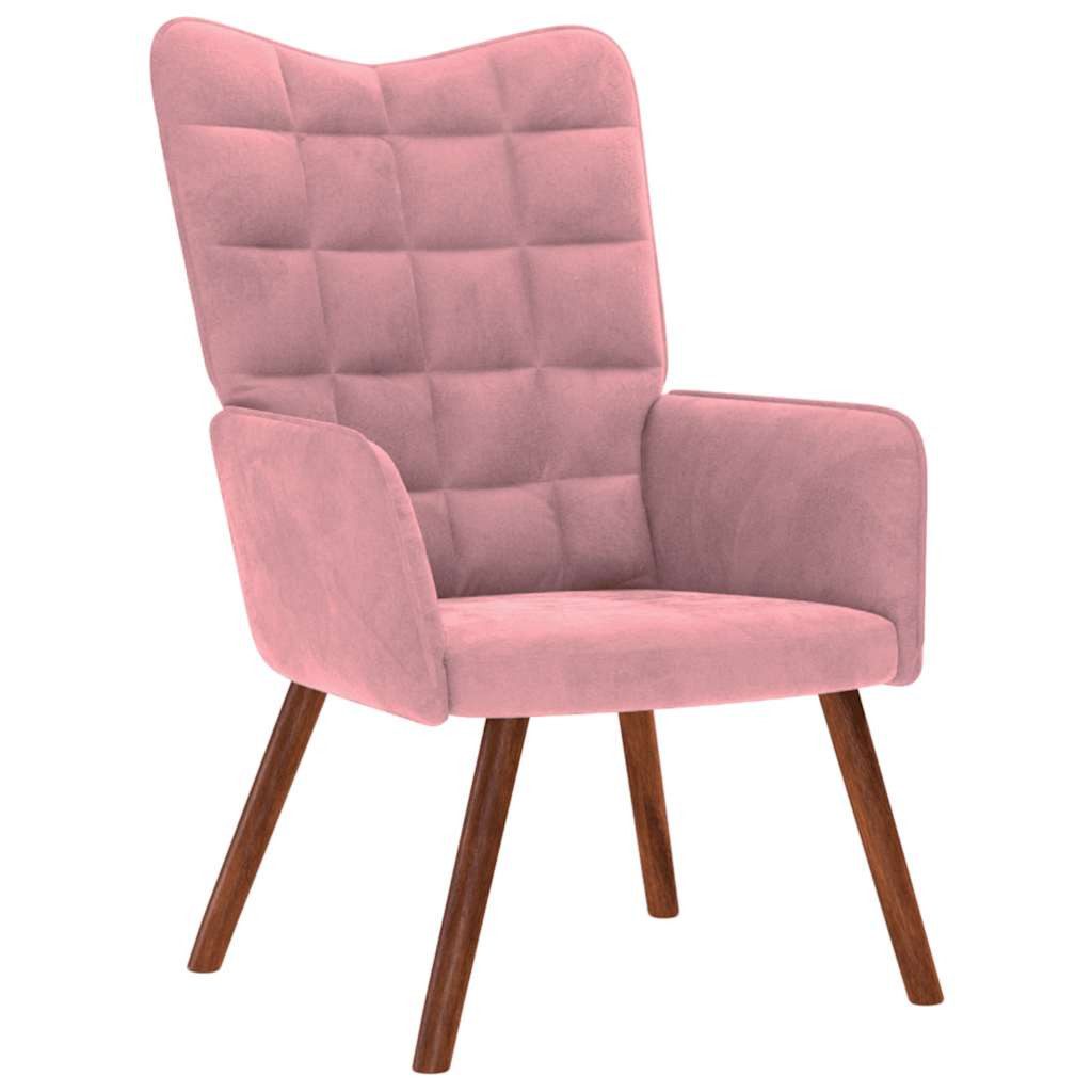 vidaXL Sessel Relaxsessel Rosa Samt (1-St) günstig online kaufen