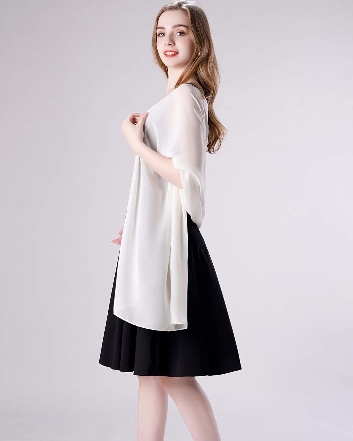 Cachito Modeschal Eleganter Damen Schal – Weiche Stola, (1-St), für Abendkleider, Hochzeiten & festliche Anlässe