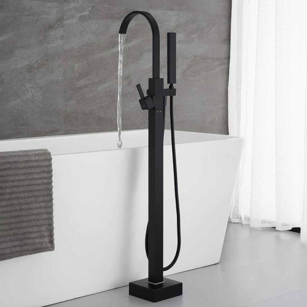 HOME DELUXE Badewanne Freistehende Badewanne CODO 170 x 80 x 58 cm, (2-tlg)