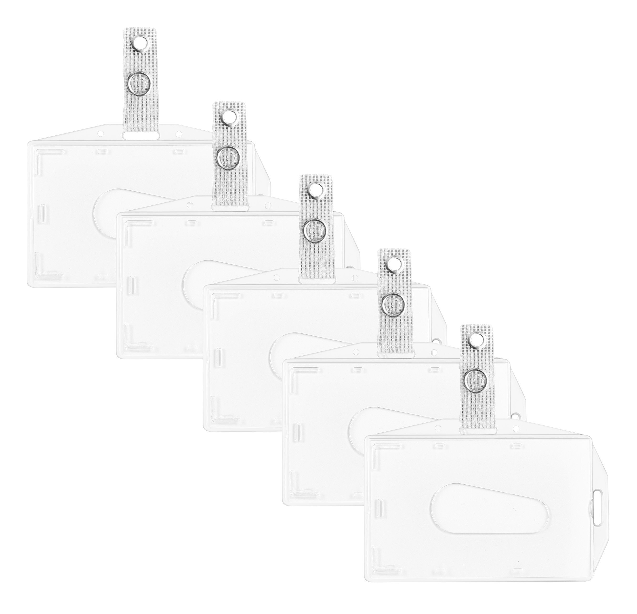 WEBBOMB Schlüsselanhänger 5x Kartenhalter horizontal + günstig online kaufen
