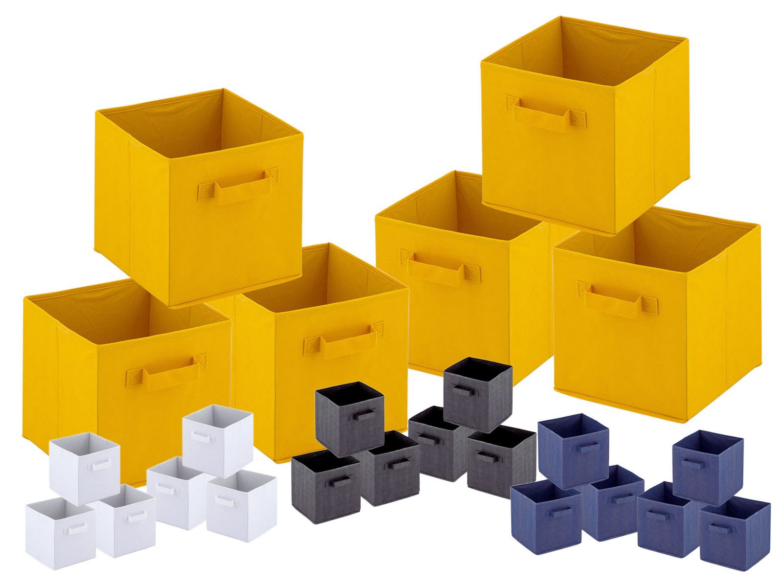 Amagohome Aufbewahrungsbox Aufbewahrungsboxen 26x26x26 cm faltbar Faltbox 6 günstig online kaufen