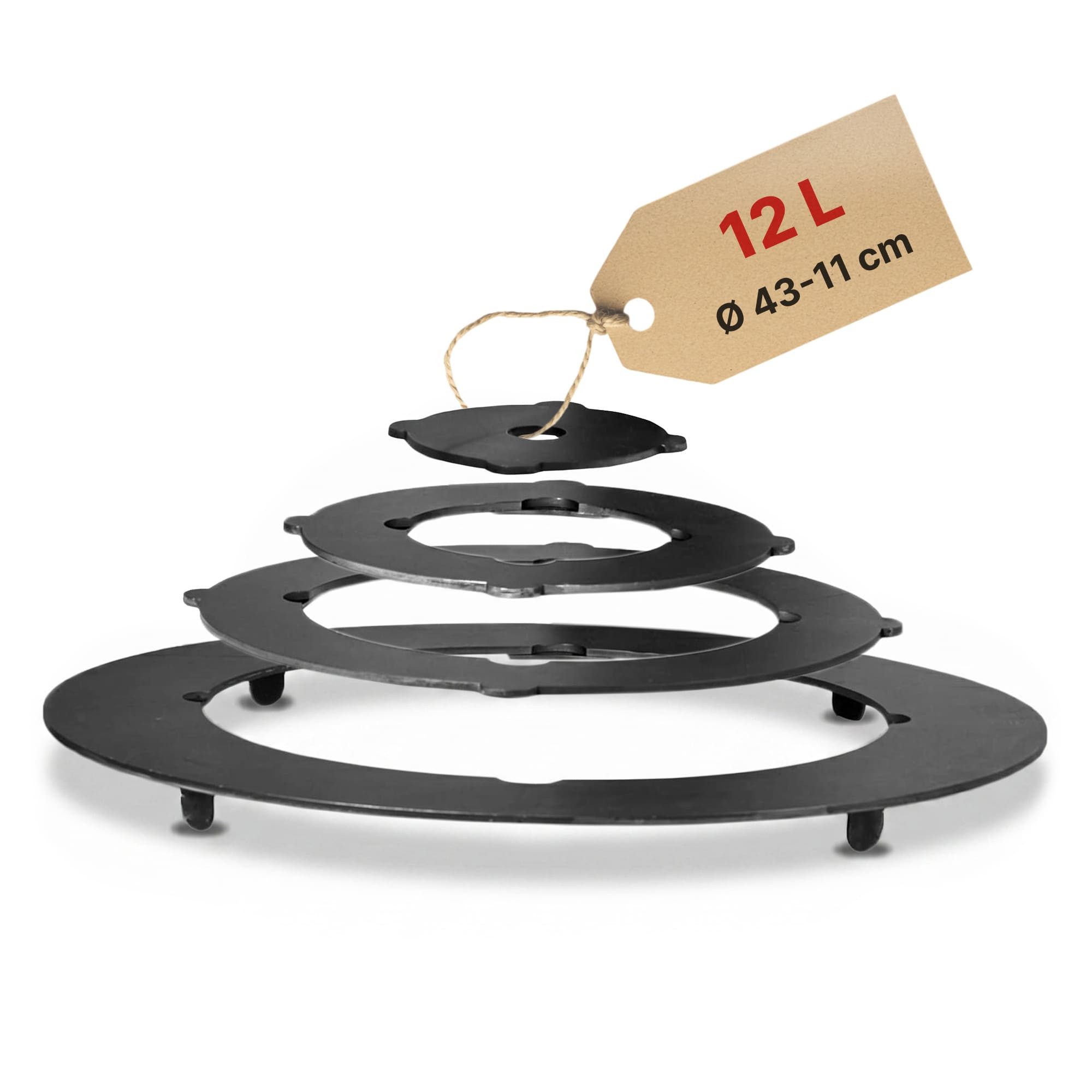 BIG-PAN Kochfeld-Adapter Ø38-42 cm Adapter - Ringe für Eintopfofen Utschak