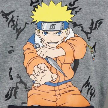 Naruto Kapuzenpullover Anime Naruto Shippuden Kinder Fleece Hoodie Pulli Gr. 98 bis 140