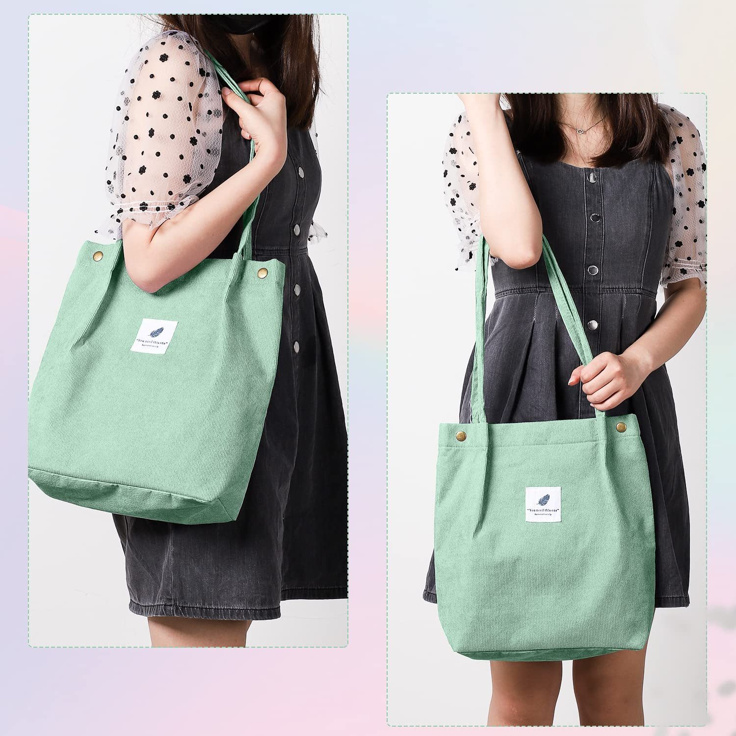 Bextsrack Schultertasche Damen Kordsamt-Schultertasche, Henkeltasche, Weihnachtsgeschenk, Neujahrsgeschenk, Valentinstagsgeschenk