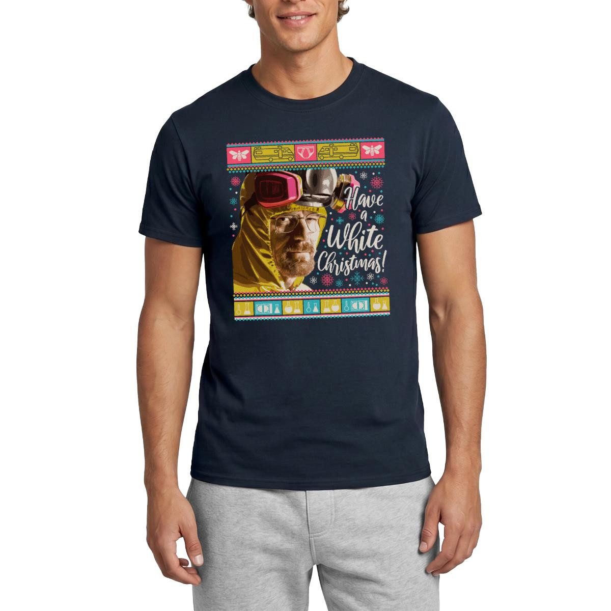 T-Shirt Breaking Bad Have A White Christmas Weihnachten Männer T-Shirt