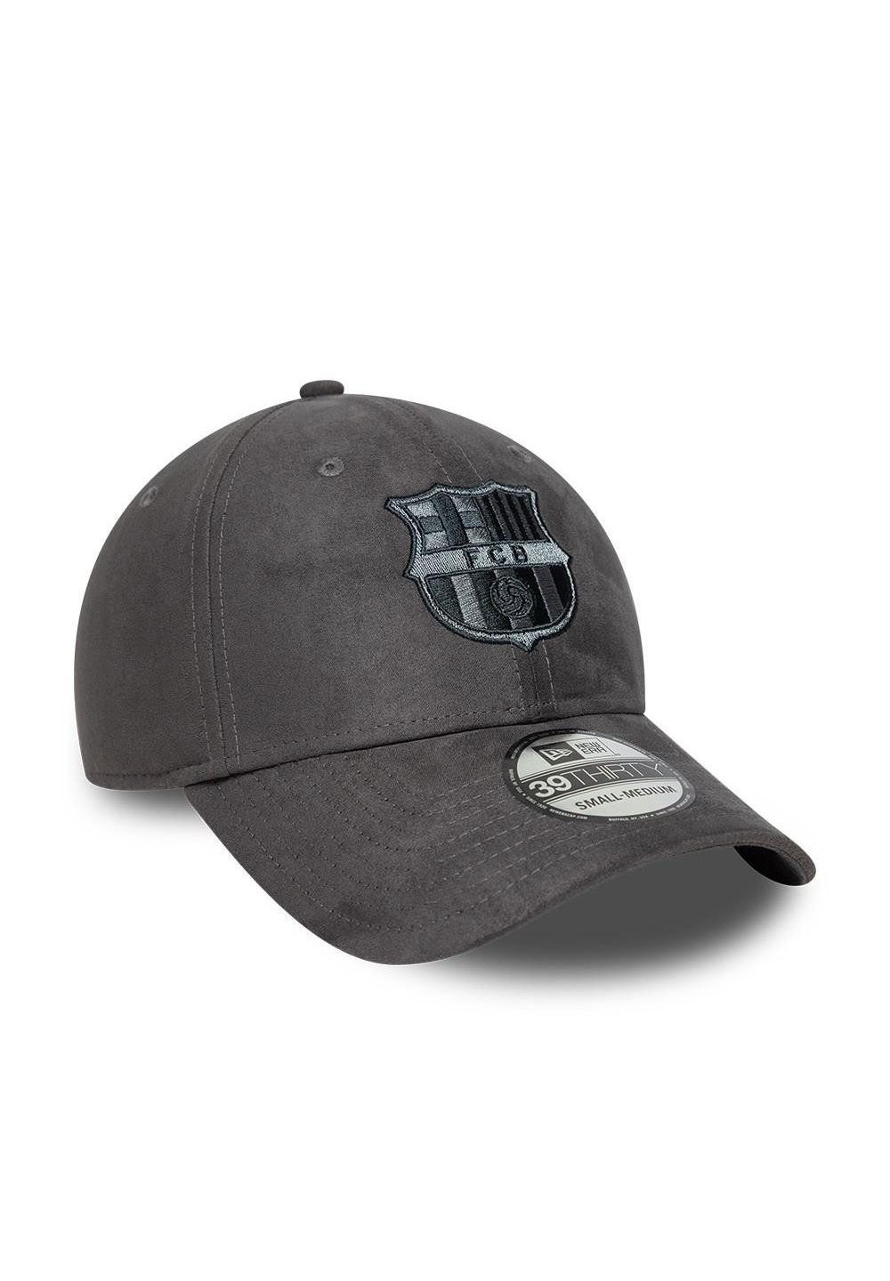 New Era Flex Cap FC Barcelona New Era Faux Suede 39Thirty Cap Dunkelgrau (1-St)