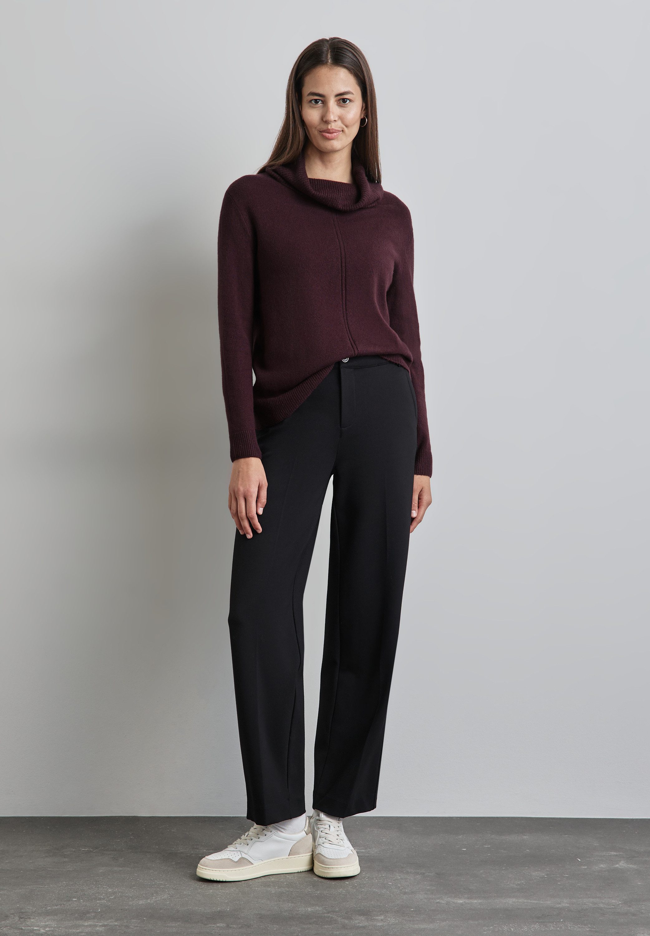 STREET ONE Rollkragenpullover im soften Baumwoll-Mix