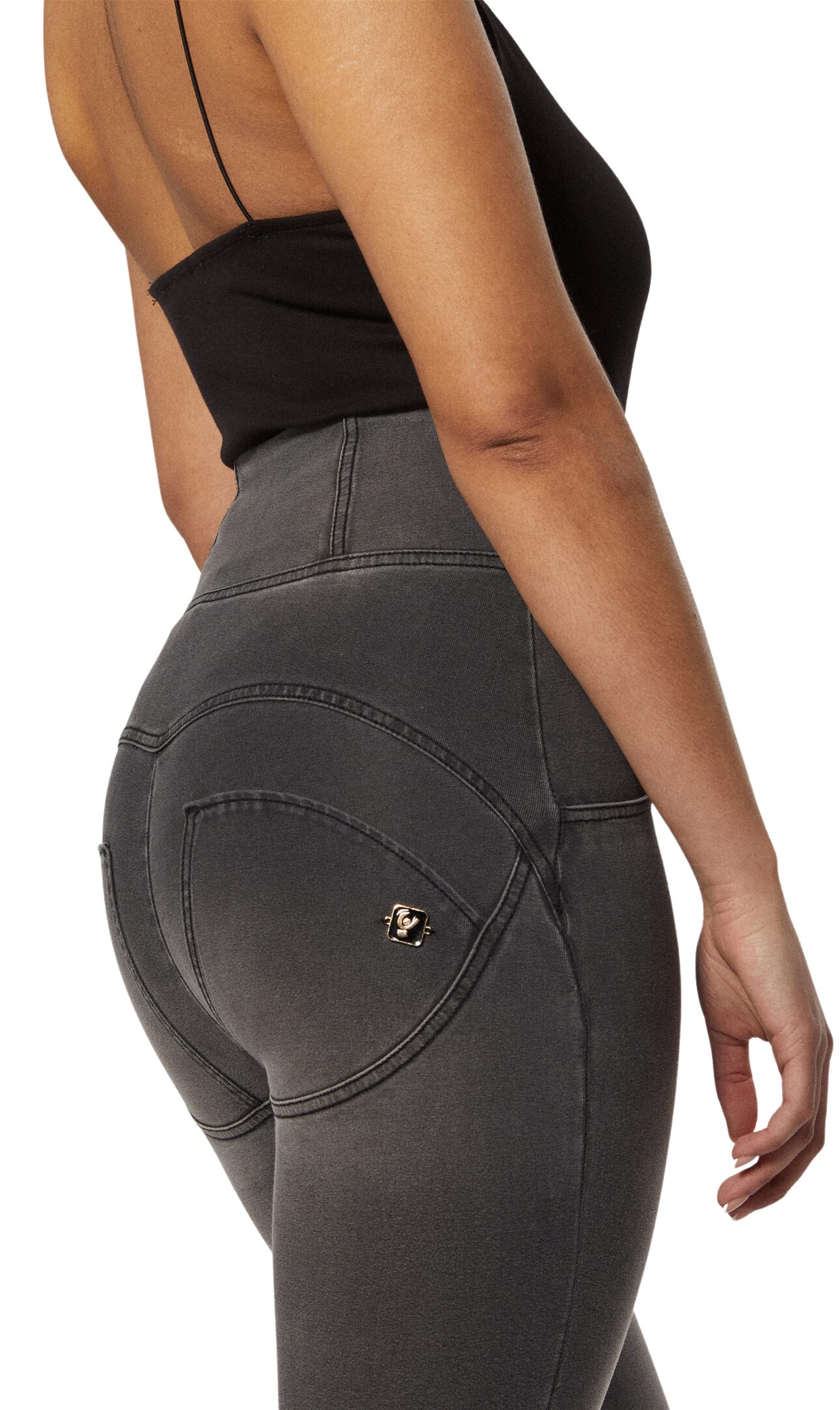 Freddy Jeggings WRUP4SHF413, WR.UP® Jeggings in 7/8 Länge mit sehr hohem Taillenbund Smoothing Effekt, Shaping Effekt, Lifting Effekt, betonter Po