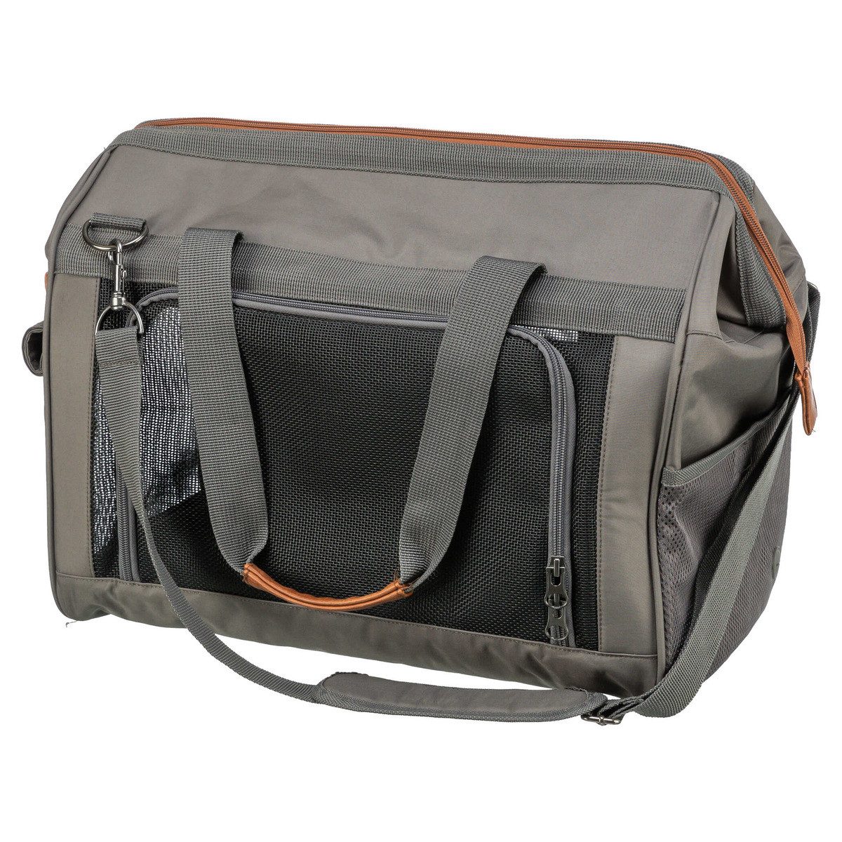 Tiertransporttasche Tasche Finlay schwarz/grau für Hunde