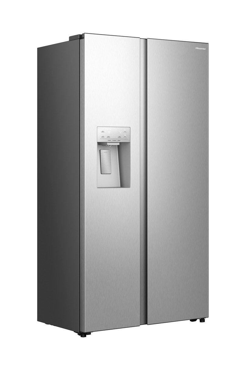 Hisense Side-by-Side RS5P528STIE, 178,6 cm hoch, 91,1 cm breit, Wasser-& Eisspender