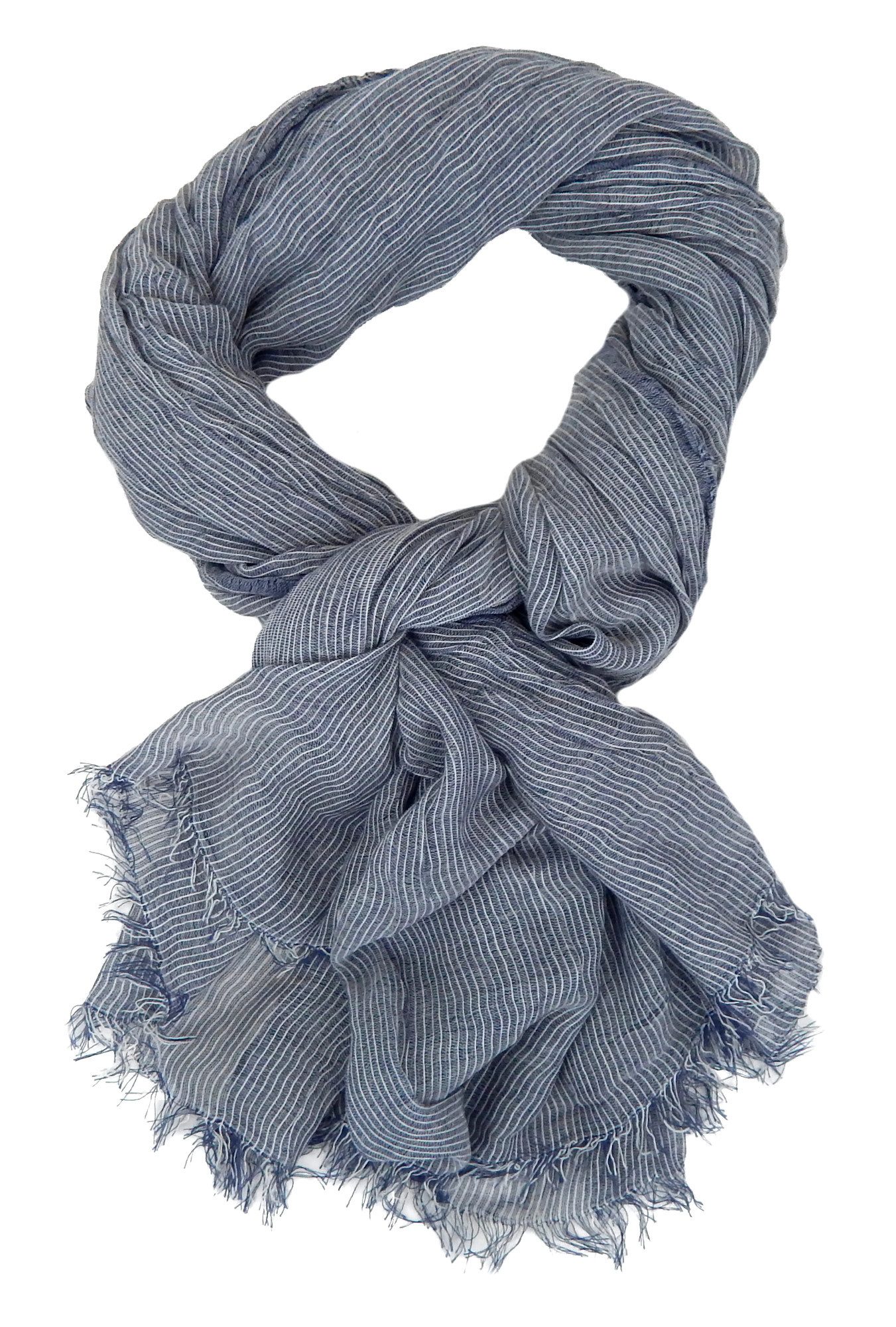 Ella Jonte Modeschal, leichter breiter Schal gestreift Baumwolle Viskose günstig online kaufen
