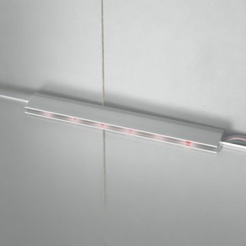 Ulife Vitrinenaufsatz Vitrine mit LED-Lichtern Aufbewahrungsschrank mit Regalen