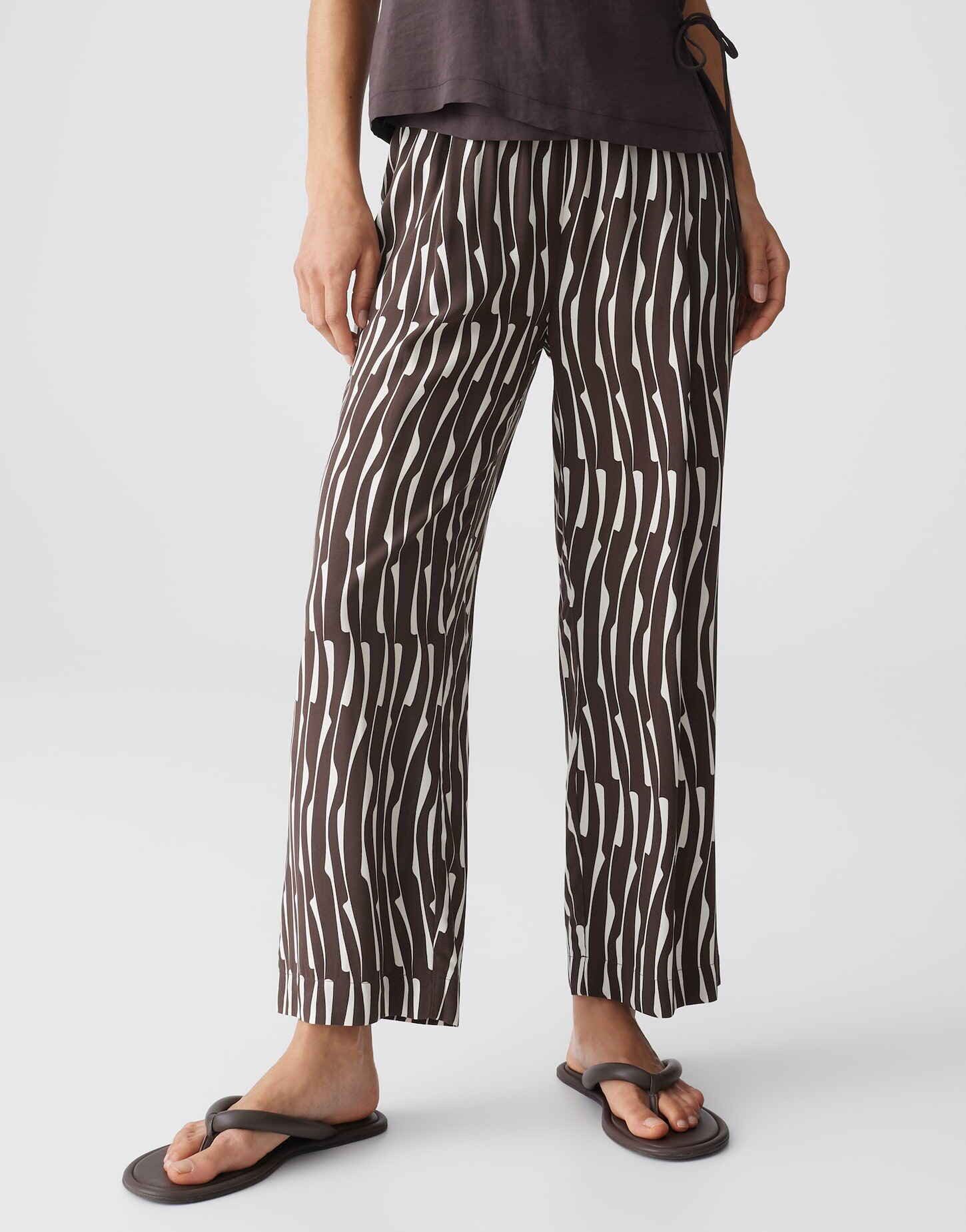 OPUS Stoffhose Marou bamboo Mit Eingrifftaschen für praktische Alltagslooks