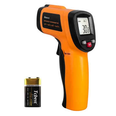 GelldG Abgastemperaturanzeige Laser-Infrarot-Thermometer, Temperaturpistole, LCD-Display