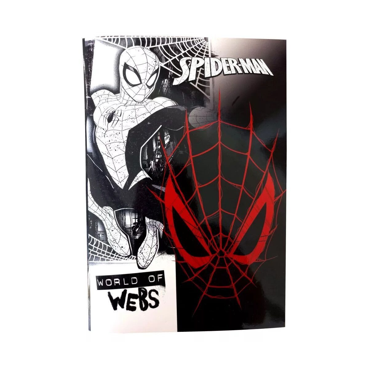 Spiderman Kreativset Spiderman World of Webs B/5 liniertes Notizbuch 40 Blatt