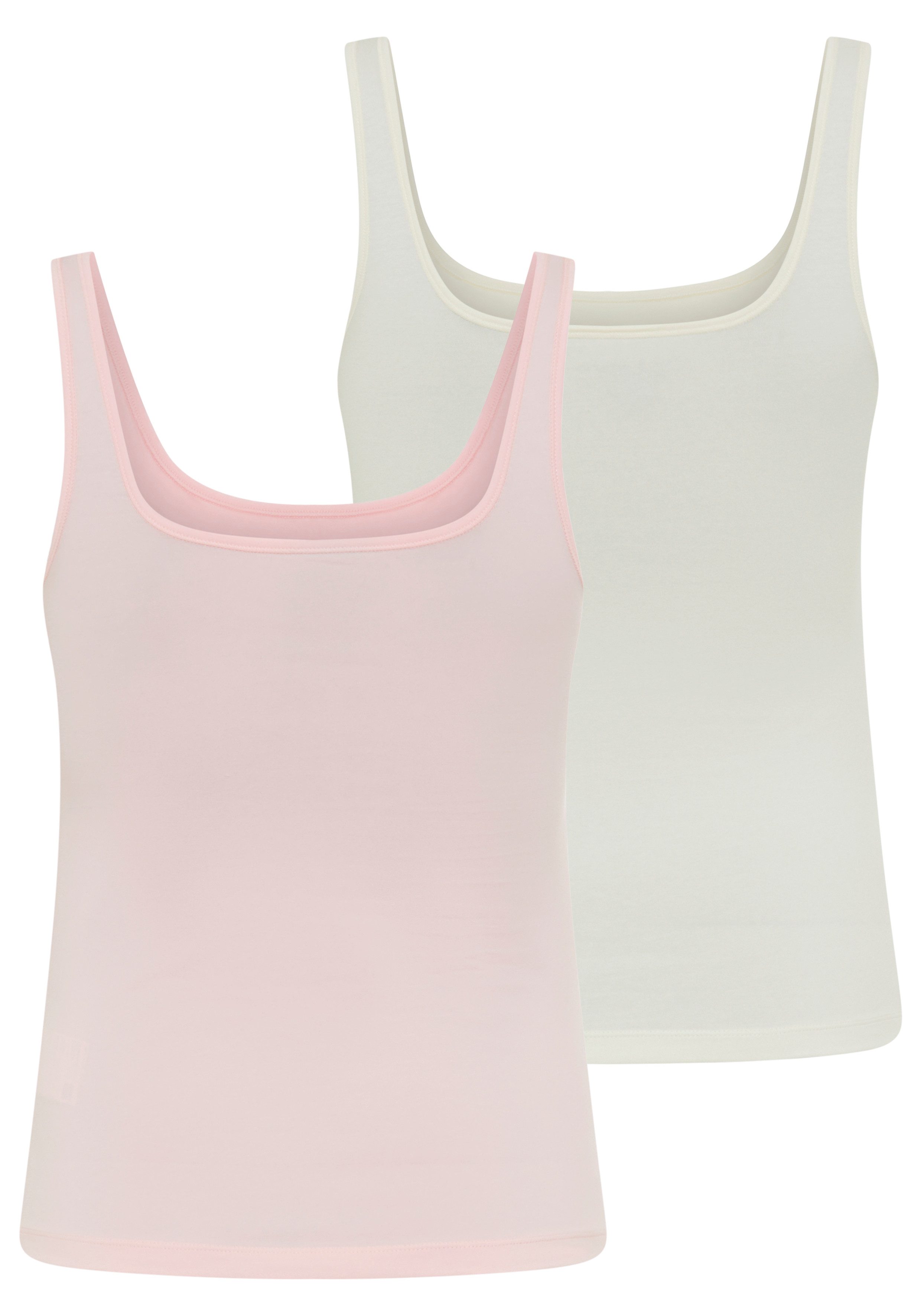 HUGO Tanktop (2-tlg) Rundhals