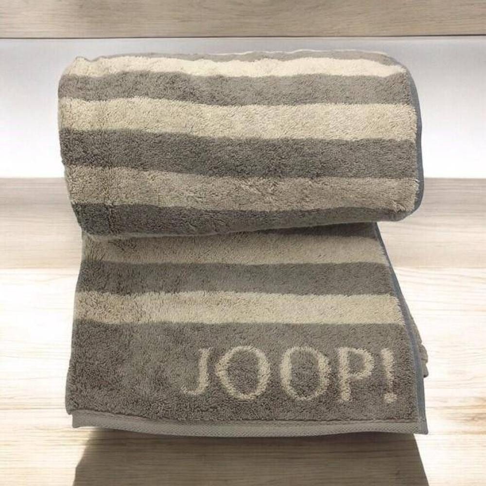 JOOP! Duschtuch Classic Stripes 1610 Duschtuch Graphit, Baumwolle