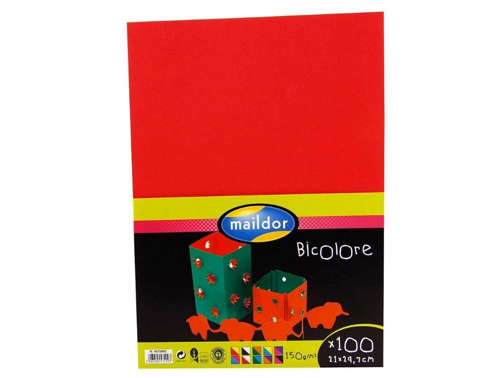 150 Bastelkarton Bastelkartonpapier maildor zweifarbig, maildor g/m² sortiert