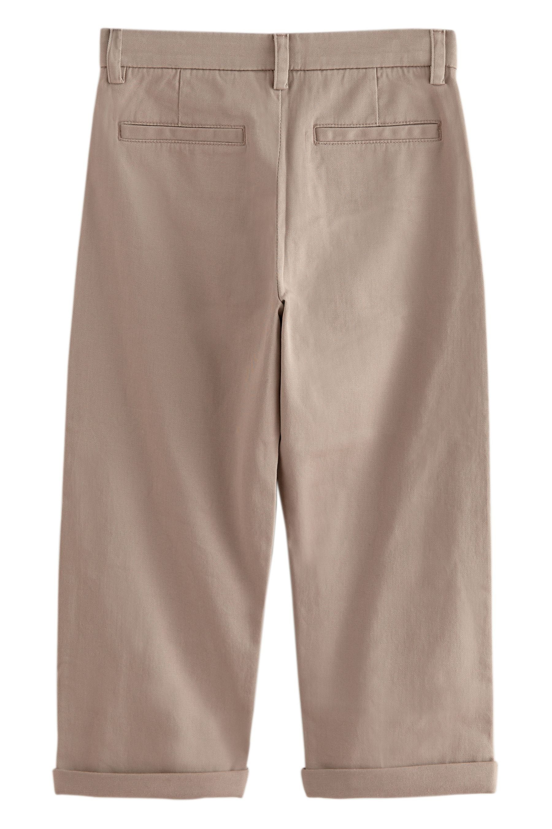 Next Chinohose Chinohose mit Stretch - Breite Passform (1-tlg)