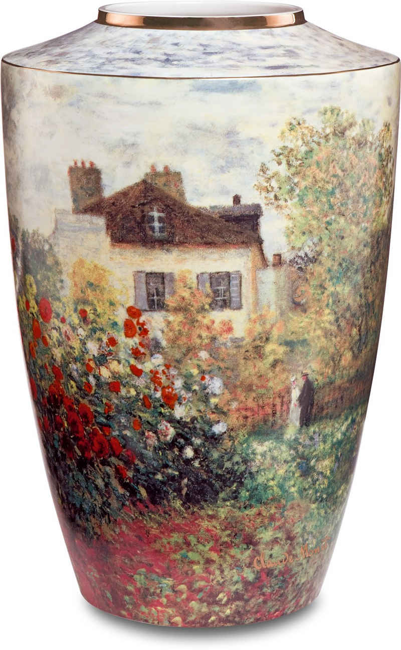 Goebel Tischvase »Vase Claude Monet - "Das Künstlerhaus"« (1 St), aus Porzellan, Höhe ca. 24 cm