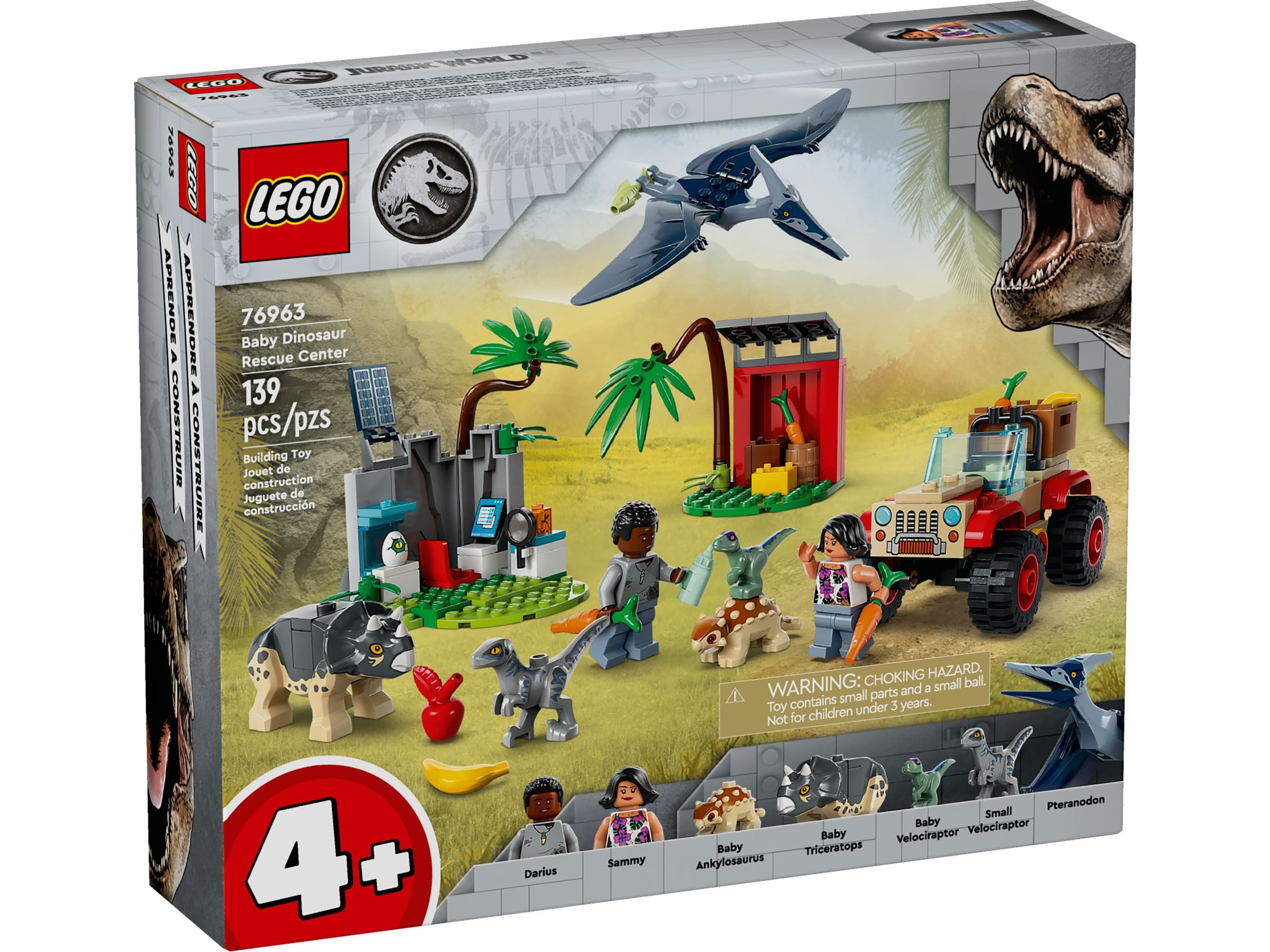 LEGO® Jurassic World 76963 Rettungszentrum für Baby-Dinos Spielbausteine günstig online kaufen