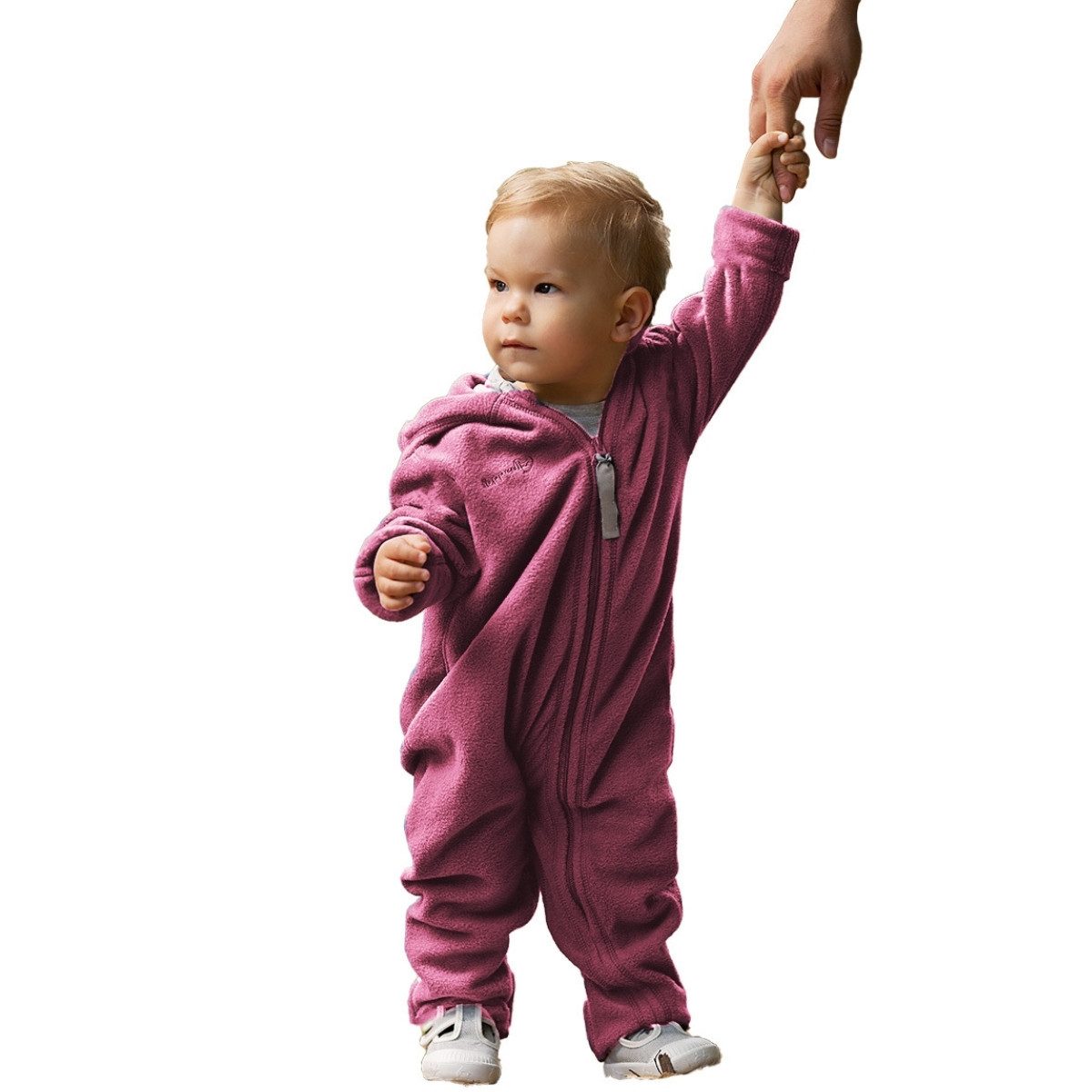 Hoppediz Fleeceoverall Fleece-Overall mit Umschlagbündchen