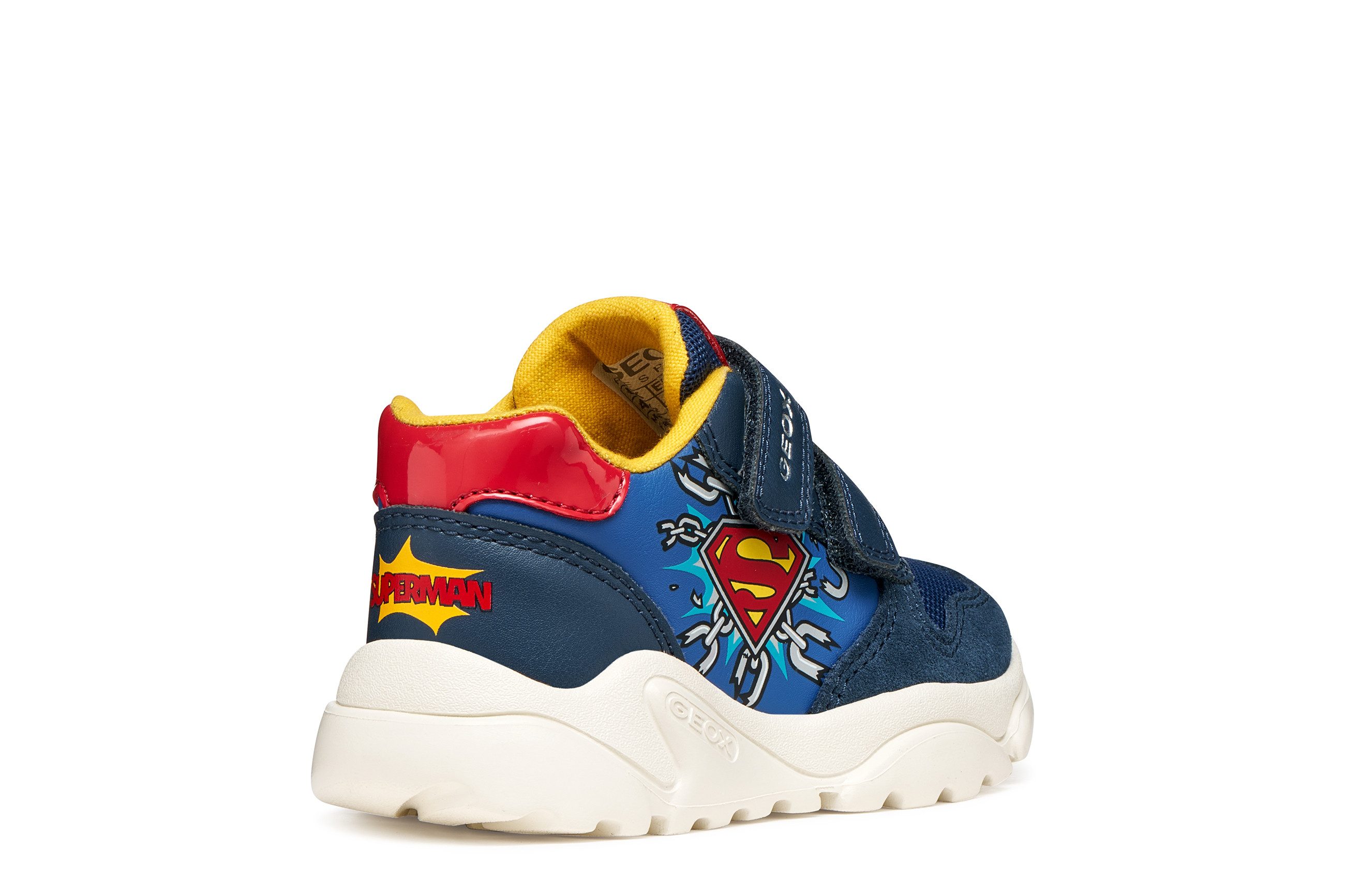 Geox B CIUFCIUF BOY Lauflernschuh Babyschuh mit farbigen Besätzen, Größenschablone zum Download