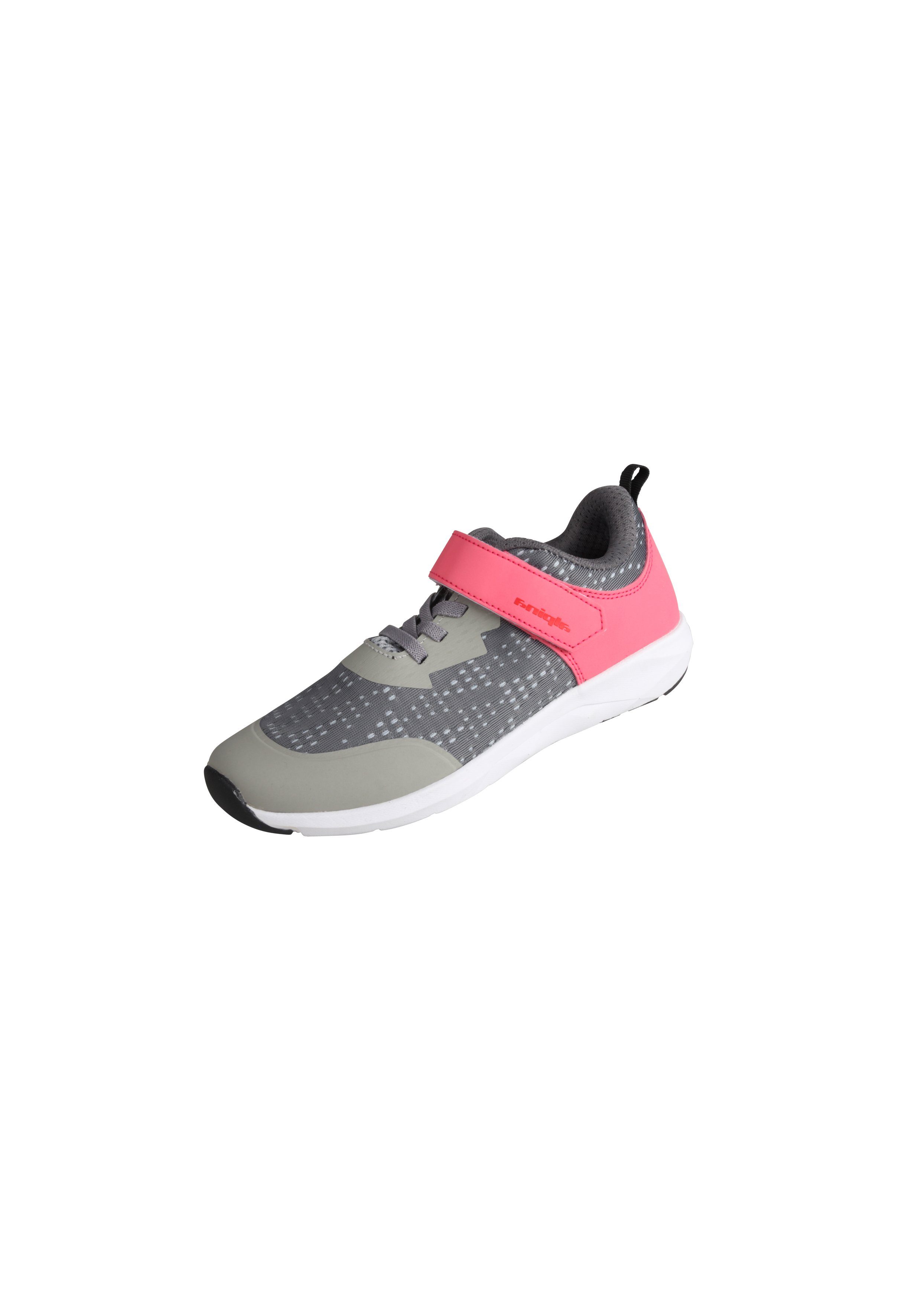 Alpina Sports Fun Sneaker mit verstärkter Ferse grau-pink
