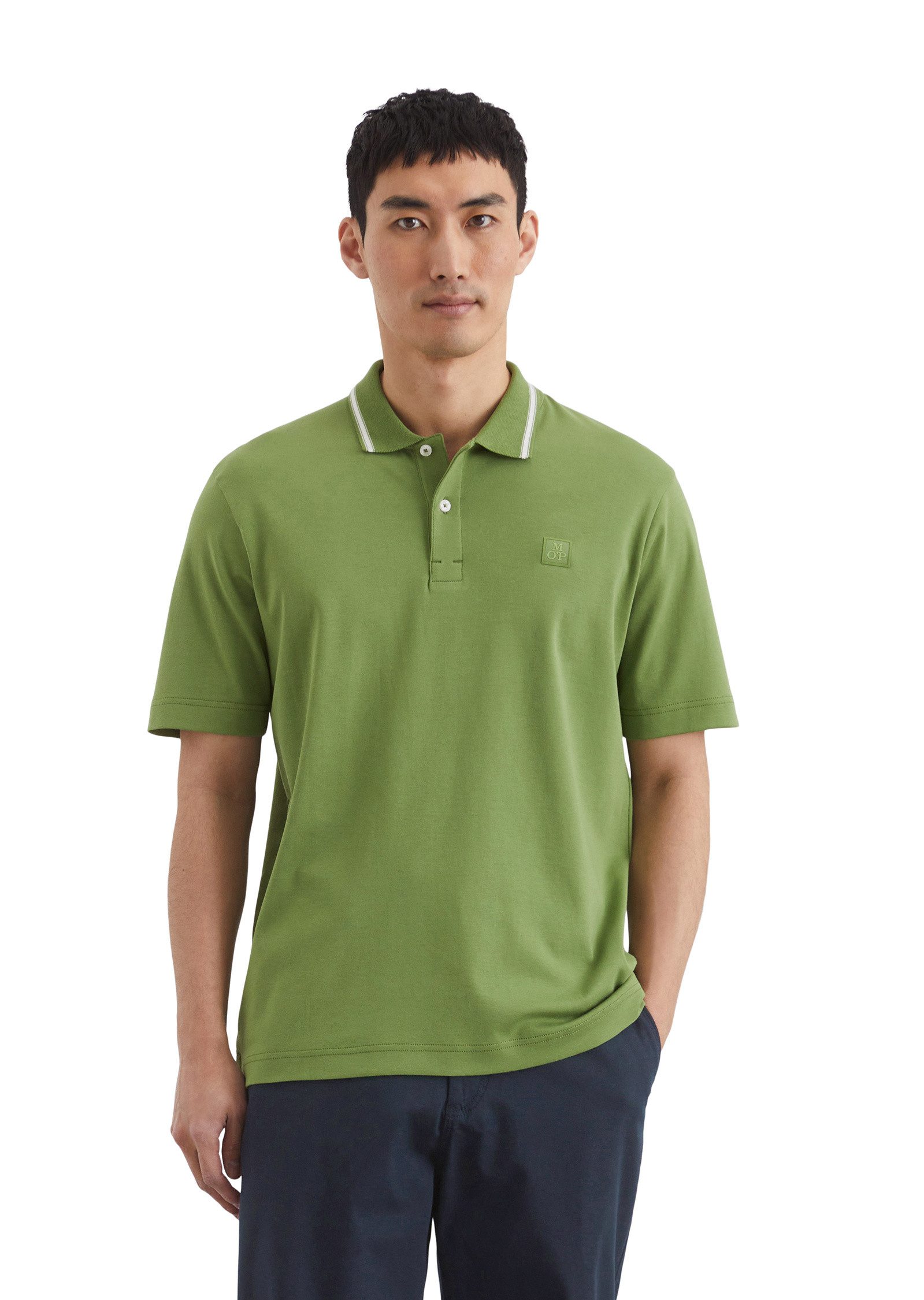 Marc O'Polo Poloshirt aus reiner Bio-Baumwolle günstig online kaufen