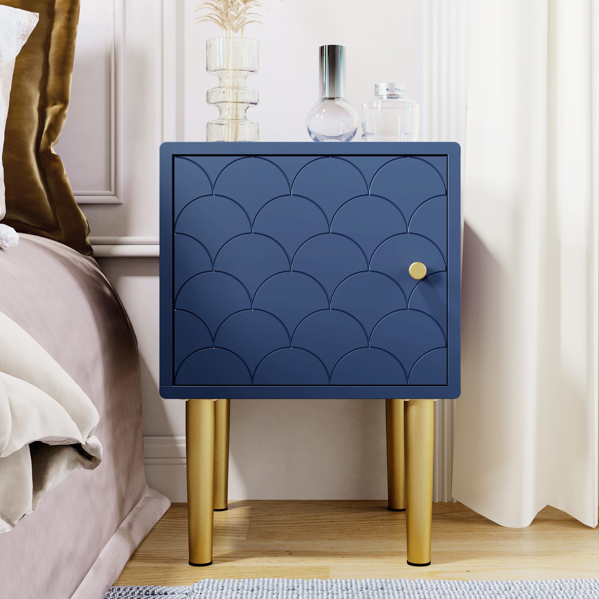 BlingBin Sideboard Kommode, Nachttisch (2er Set, günstig online kaufen