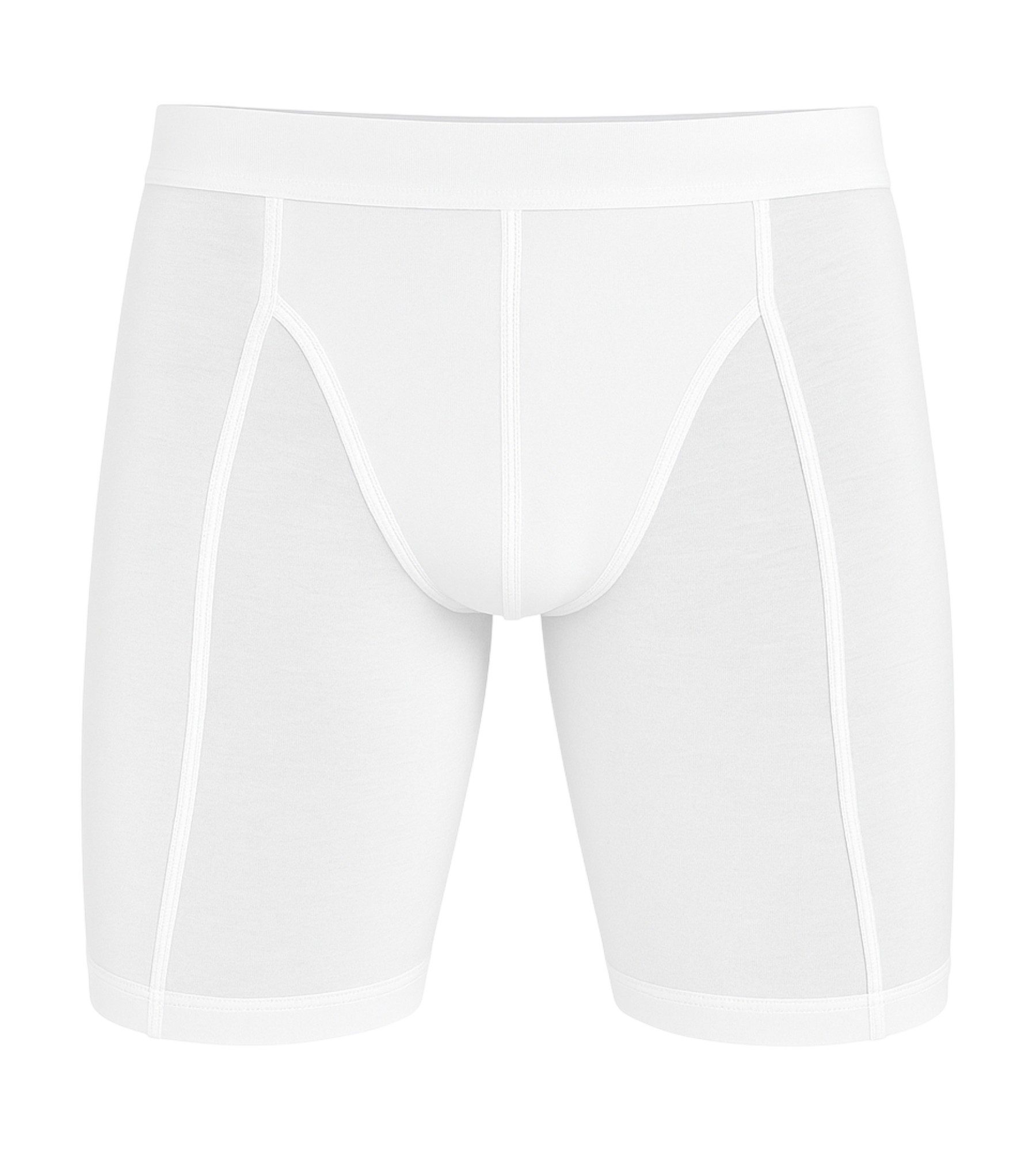 Langer Boxer 3er-5er Pack Herren Boxershorts langes Bein – Schwarz, Weiß, Navy Blau