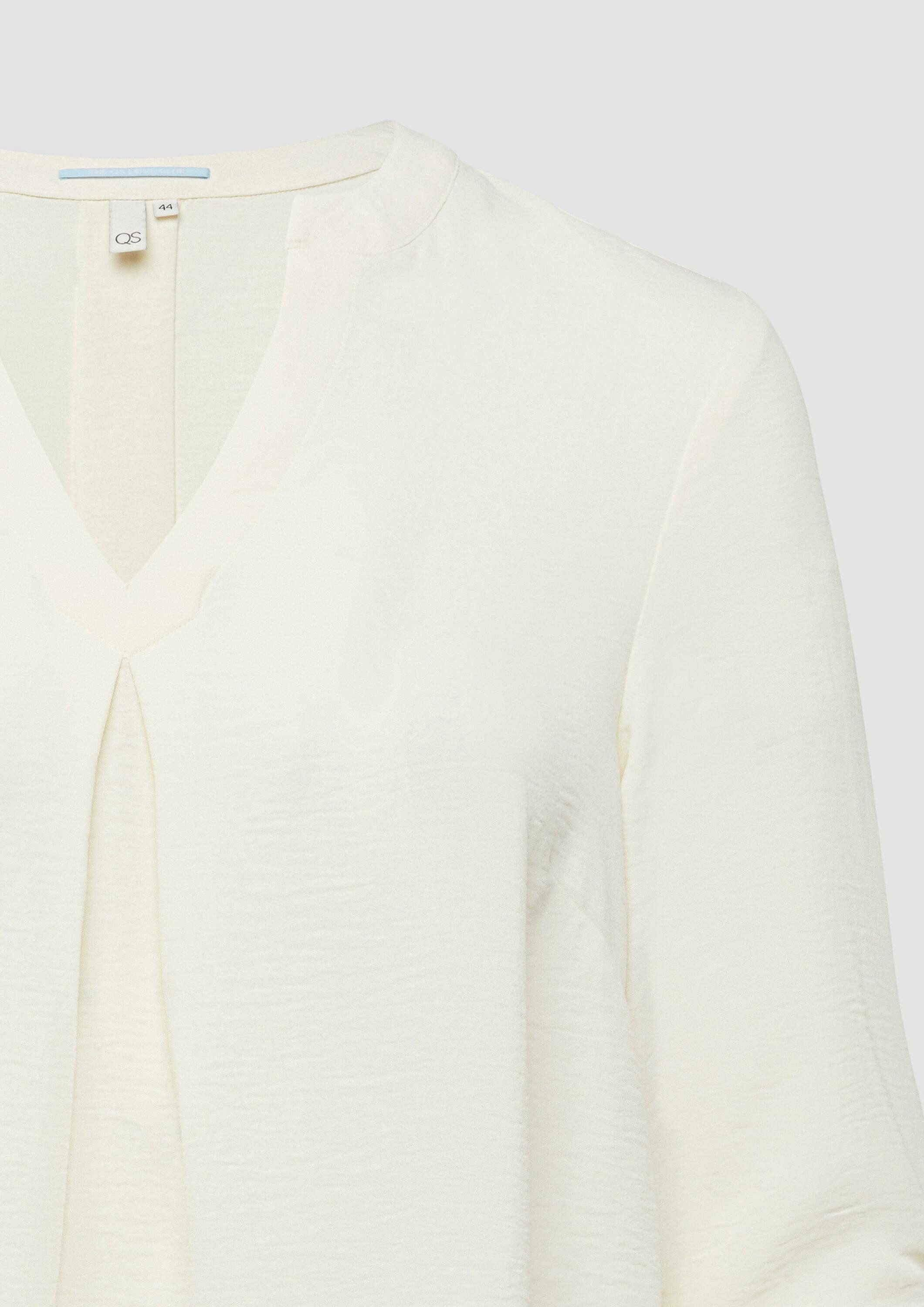 QS Langarmbluse Bluse Tunikabluse