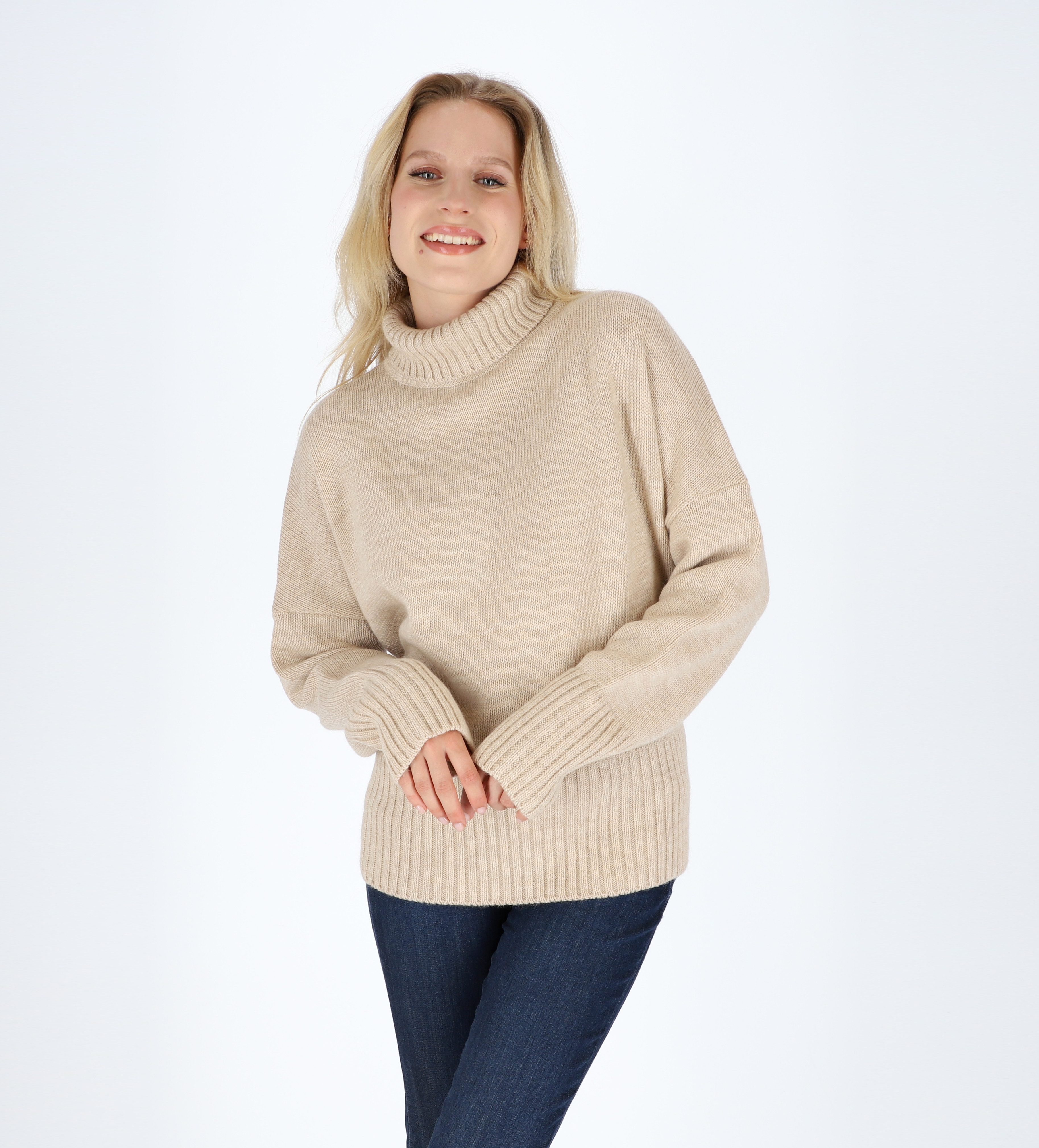 halsüberkopf Accessoires Strickpullover Rollkragenpullover aus hochwertigem günstig online kaufen