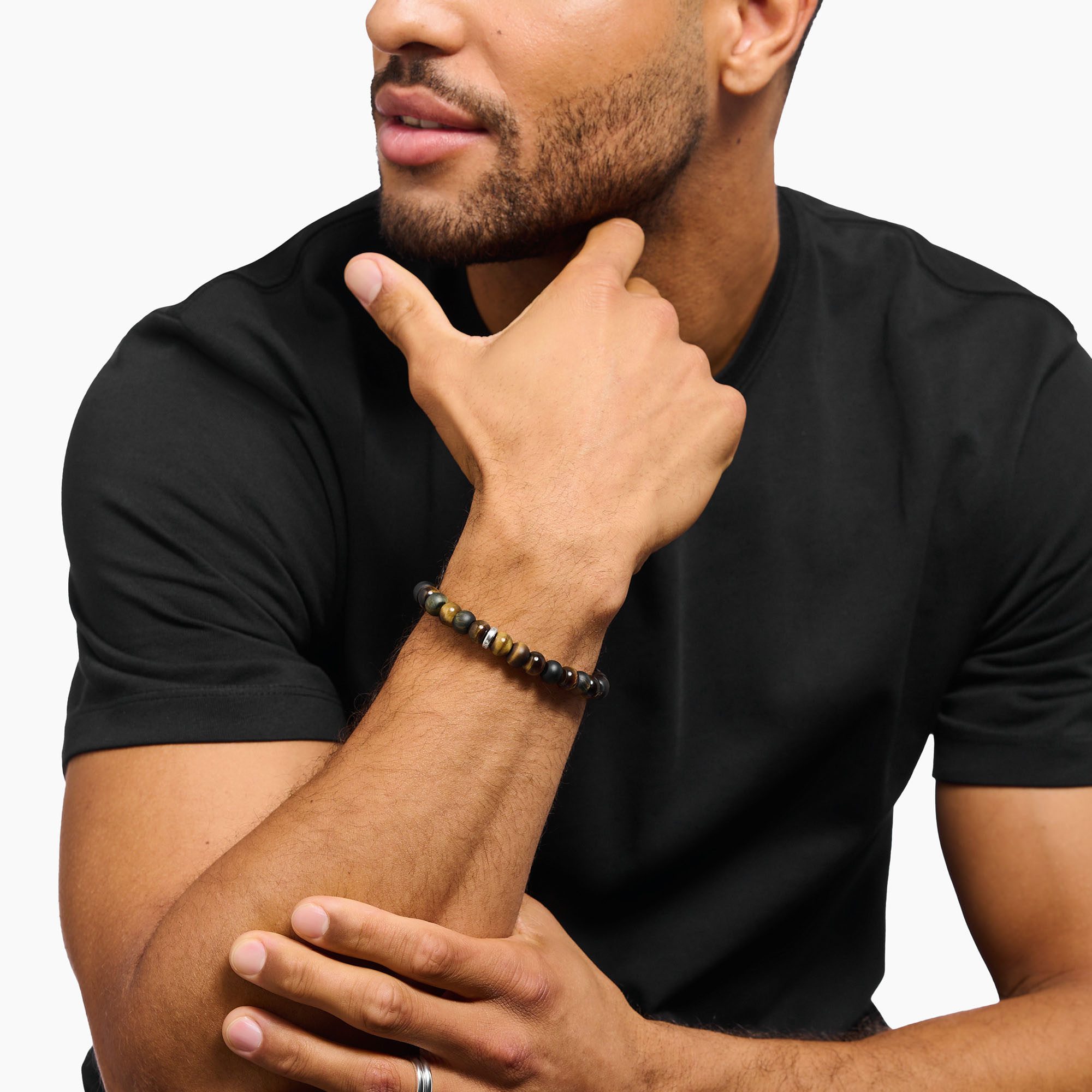 THOMAS SABO Armband Bead Armband, mit Tigerauge