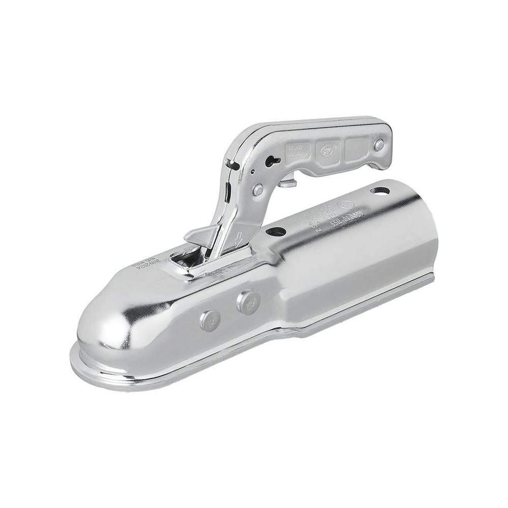 APT PKW-Anhänger Kugelkupplung Stahl vertikal 2 Löcher rund 60mm 1300kg gebremst – Hoch, k.A.