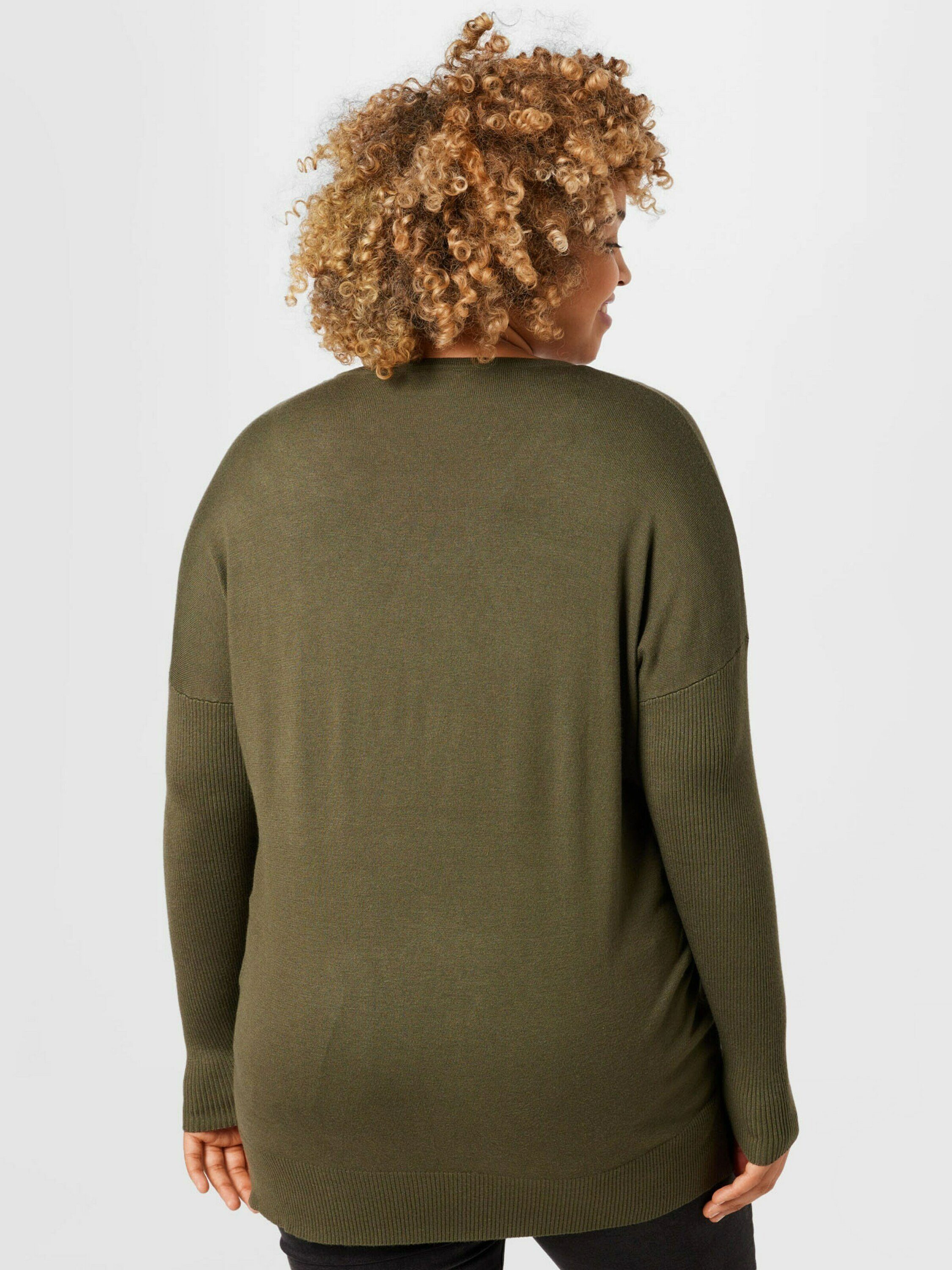 Damen Pullover KAFFE Curve Strickpullover Machi (1-tlg)