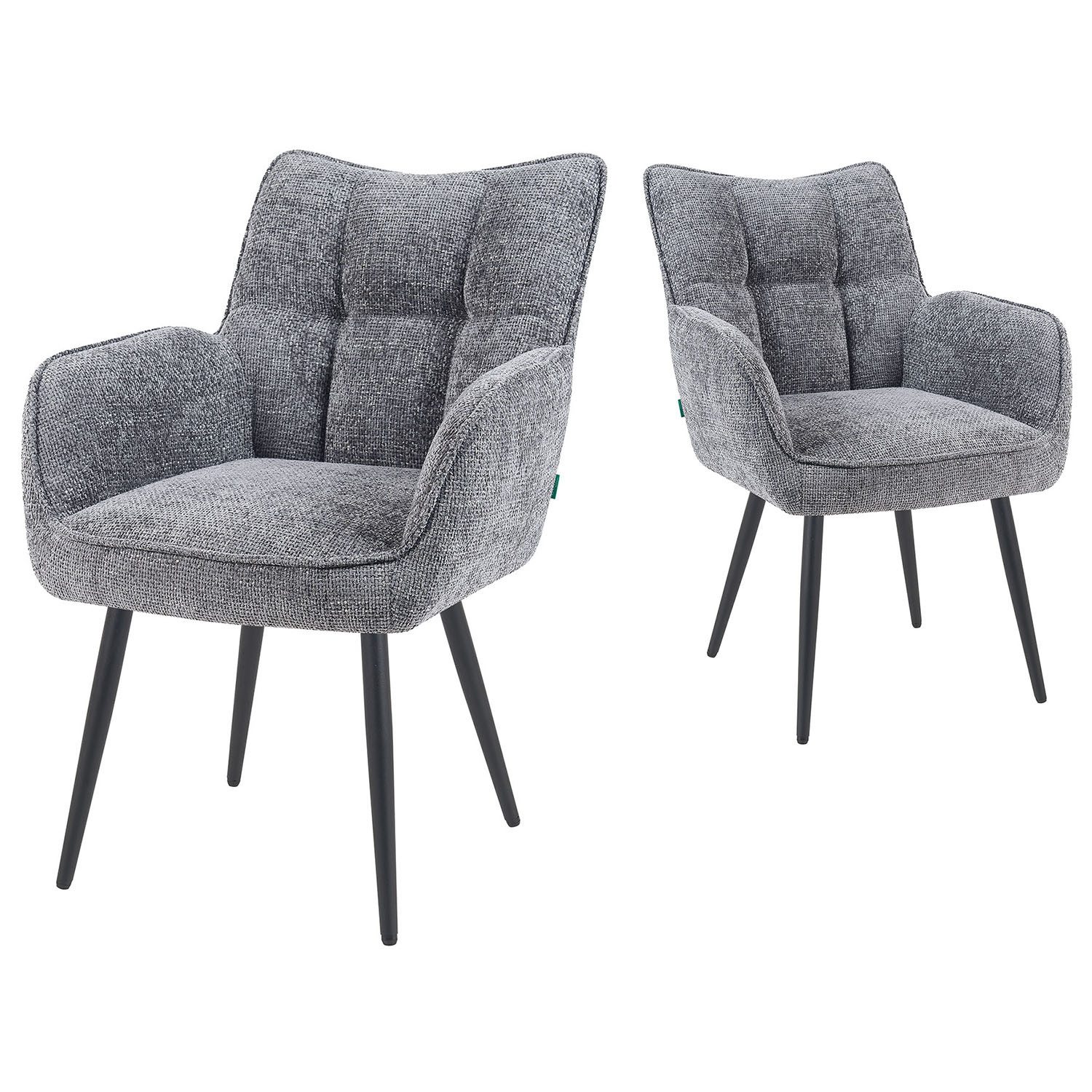 DUBI Möbel Drehstuhl Mika-Enya, Federkernpolsterung, pulverbeschichtet im 2 günstig online kaufen